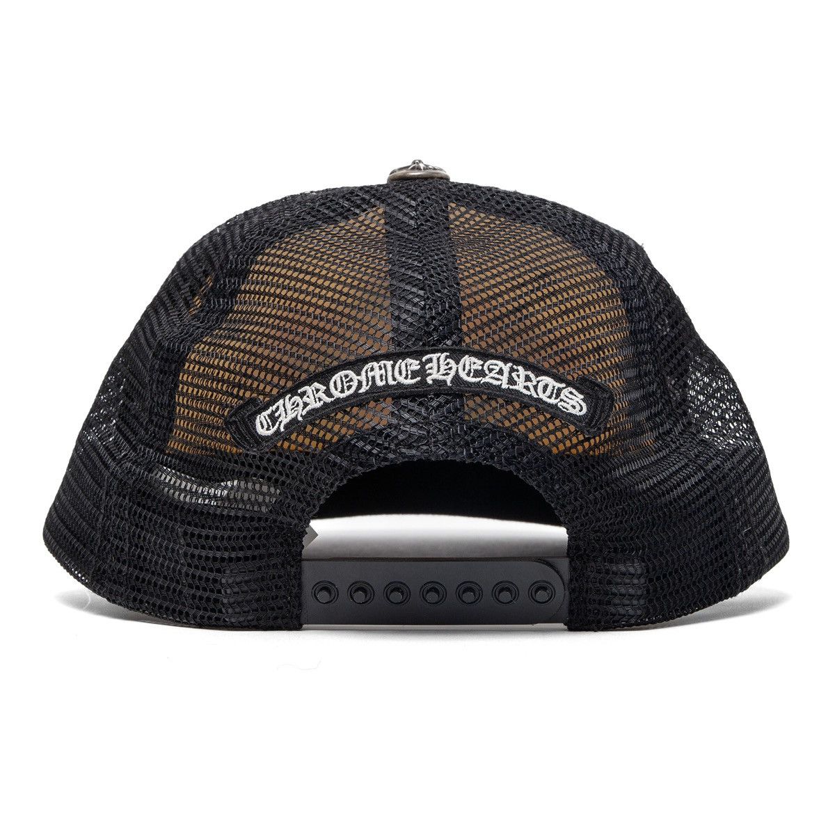 Chrome Hearts Multi Color Crosses Trucker Hat Black White Size ONE SIZE - 6 Thumbnail