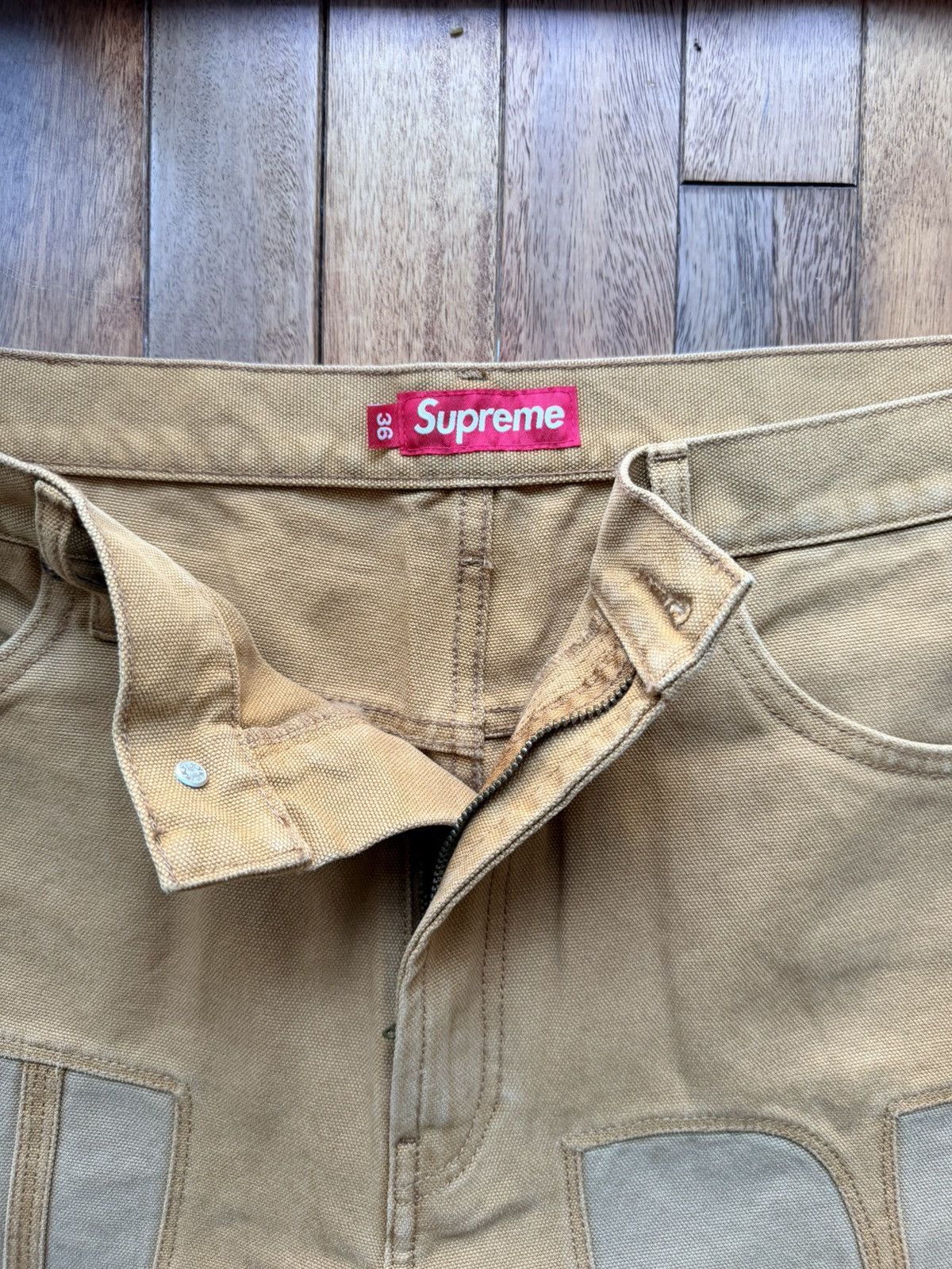 Supreme Supreme Inset Spellout Baggy Jean Size US 36 / EU 52 - 3 Thumbnail