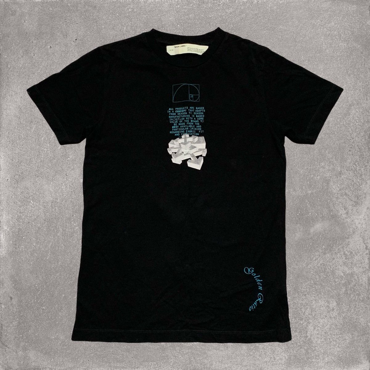 Off-White Off White Small Dripping Arrows Black Tee Virgil Abloh Size US S / EU 44-46 / 1 - 2 Thumbnail