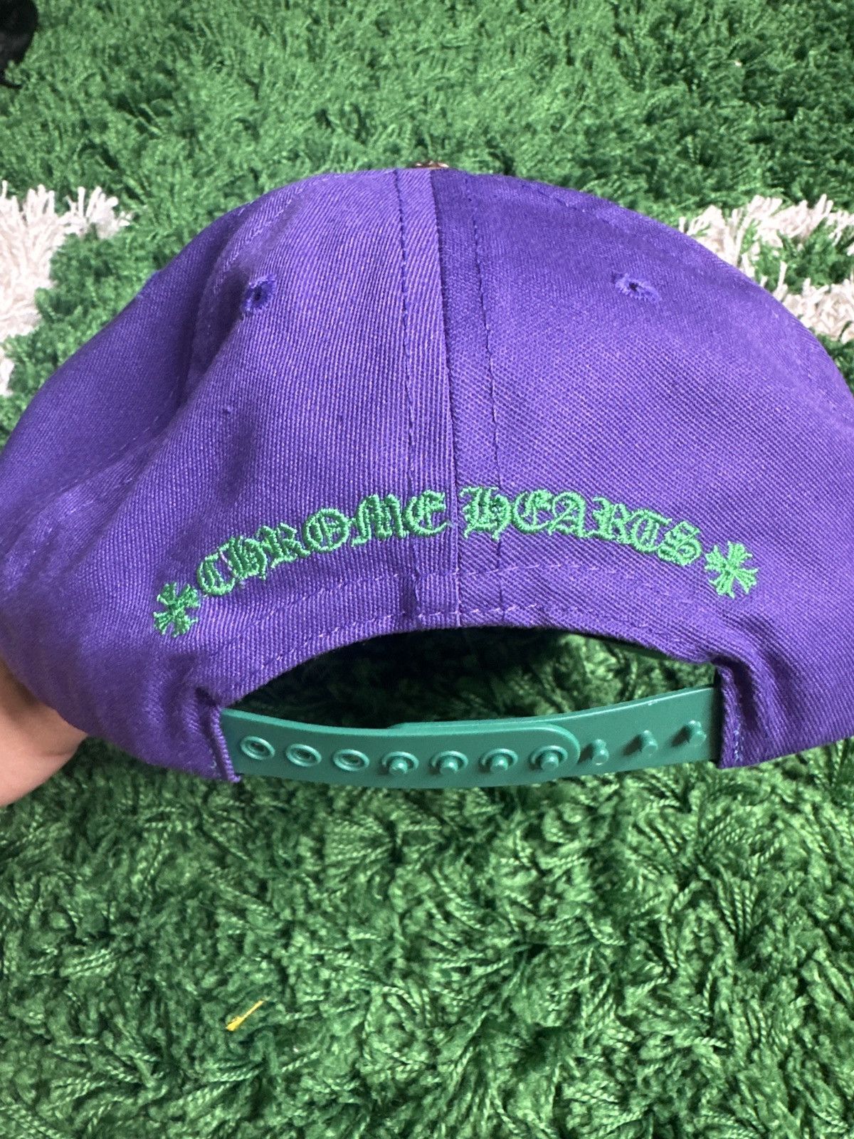 Chrome Hearts Chrome Hearts CH Baseball Purple Green Cap Size ONE SIZE - 2 Thumbnail