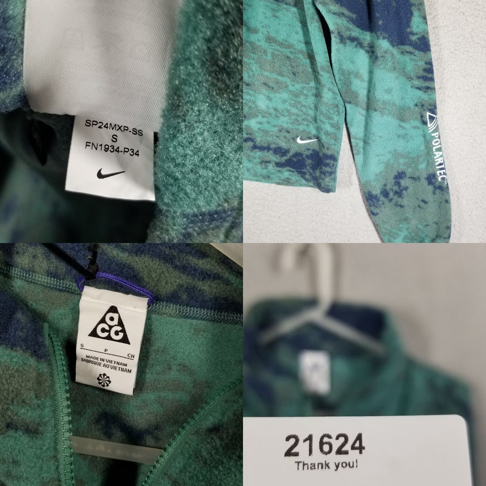 Nike Nike ACG Wolf Tree Women's 1/2-Zip Pullover Printed Jacket Small FN1934-361 Zip Jacket Nike ACG Wolf Tree 1/2-Zip Pullover Printed Small FN1934-361 Size S / US 4 / IT 40 - 8 Thumbnail