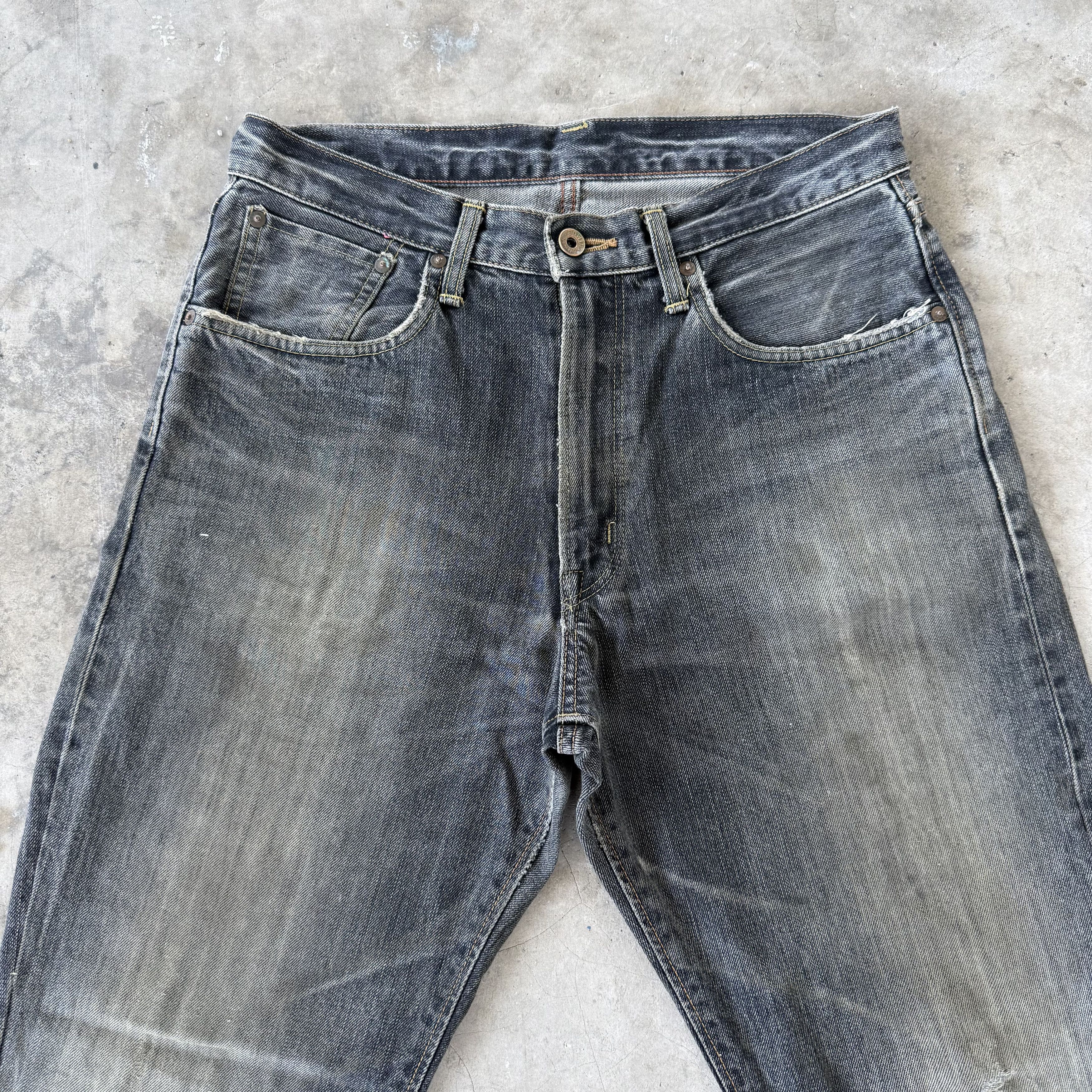 Edwin Vintage Edwin Orange Tag Black Denim Size US 32 / EU 48 - 3 Thumbnail