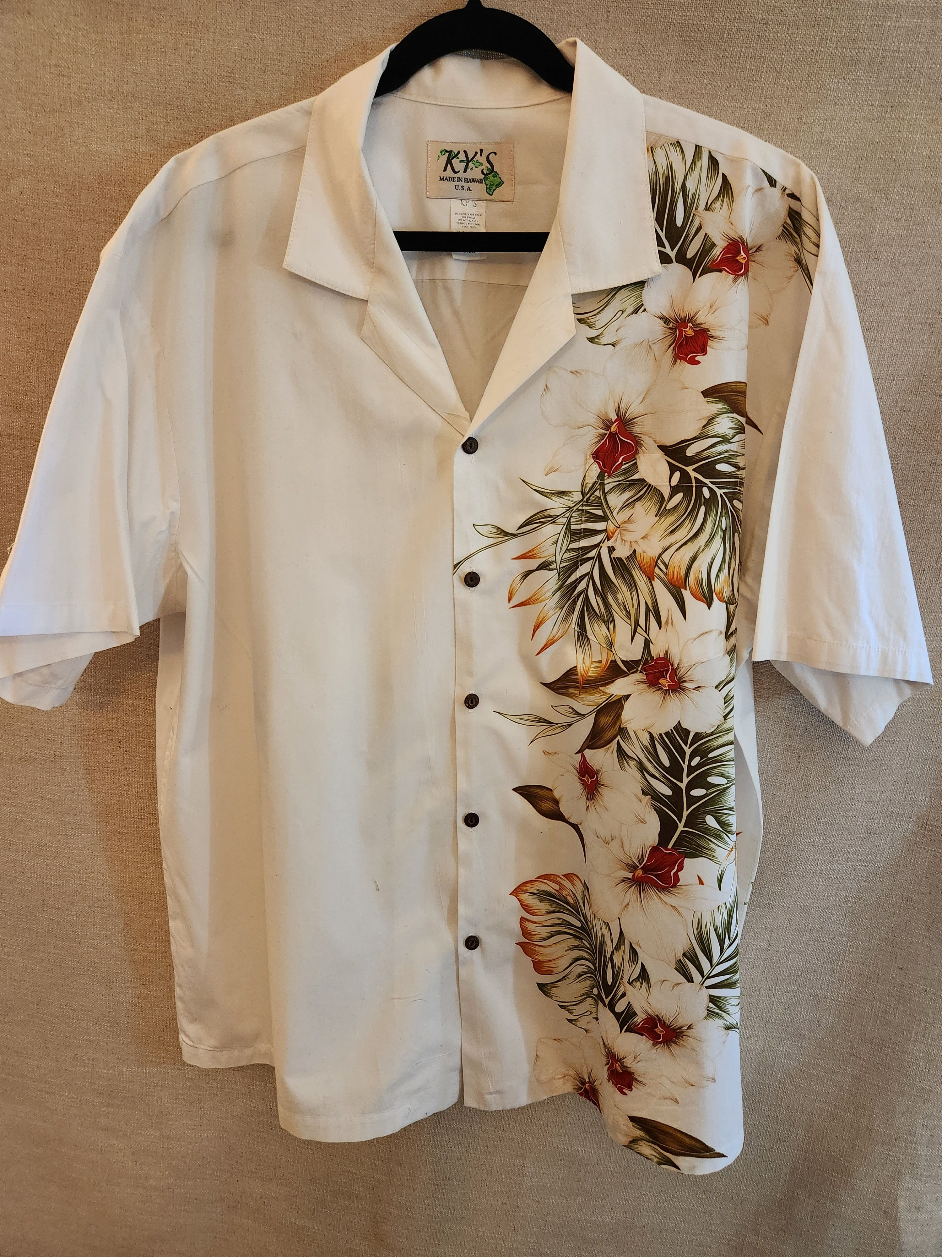 Vintage Vintage KY'S Short Sleeve Hawaiian Shirt Sz XXL. Size US XXL / EU 58 / 5 - 1 Thumbnail