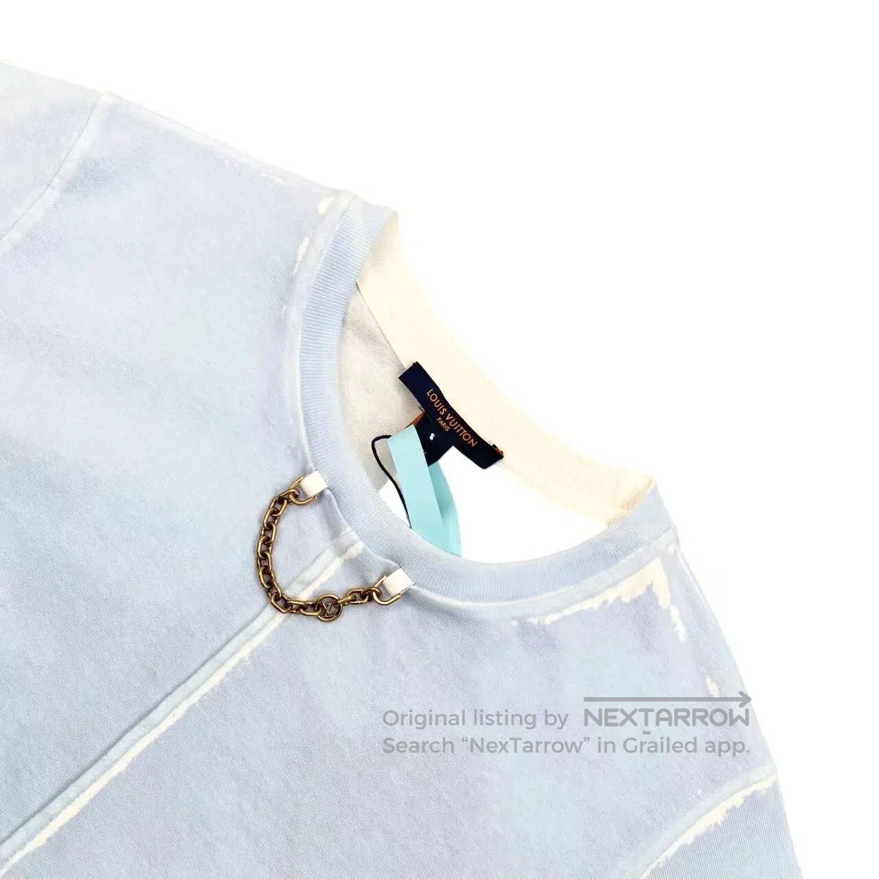 Louis Vuitton Louis Vuitton 23SS chain embellishment logo short sleeves| Size S / US 4 / IT 40 - 3 Thumbnail