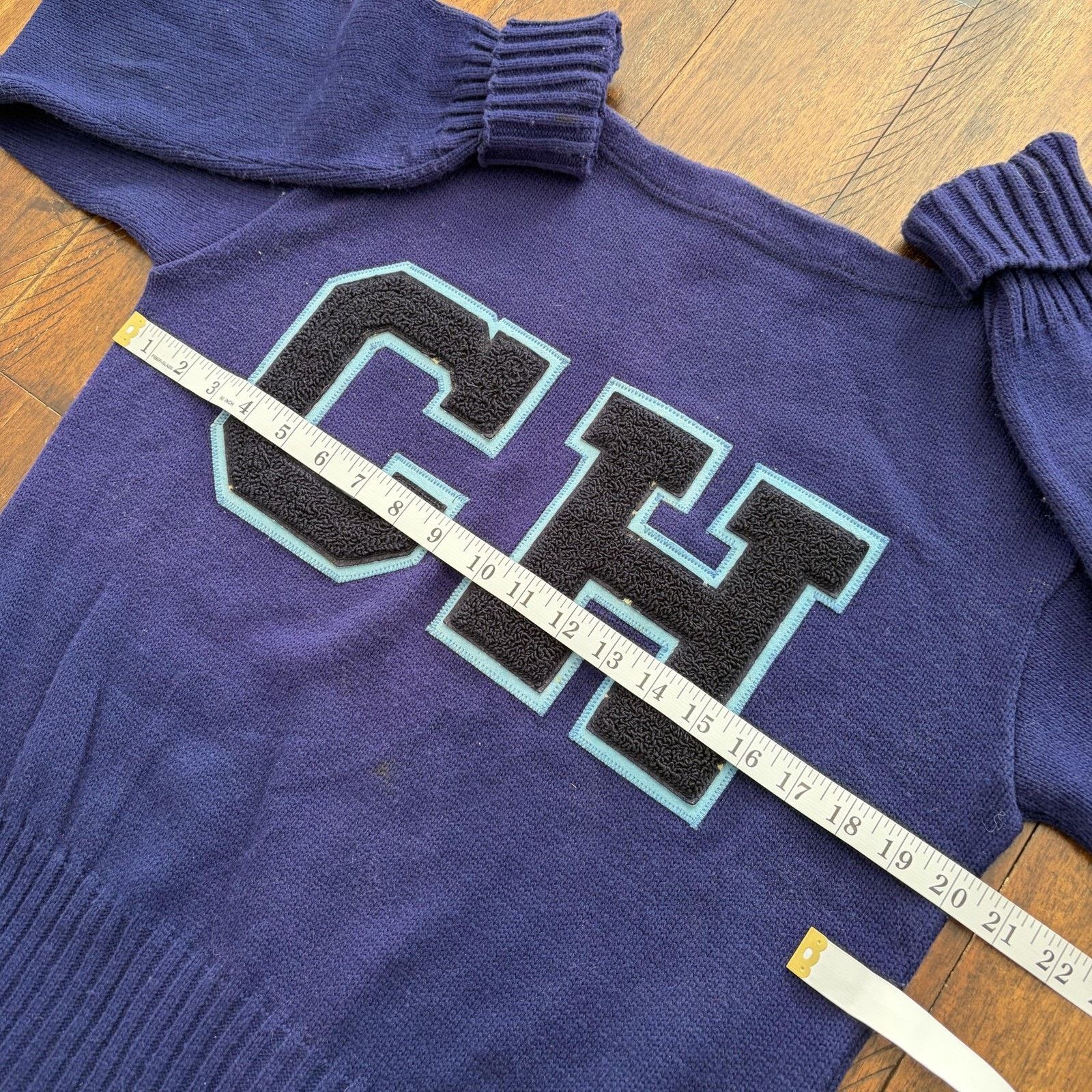 Vintage Vtg Gold Medal Sweater M Chestnut Hill Crewneck CH Letterman Size US M / EU 48-50 / 2 - 9 Thumbnail