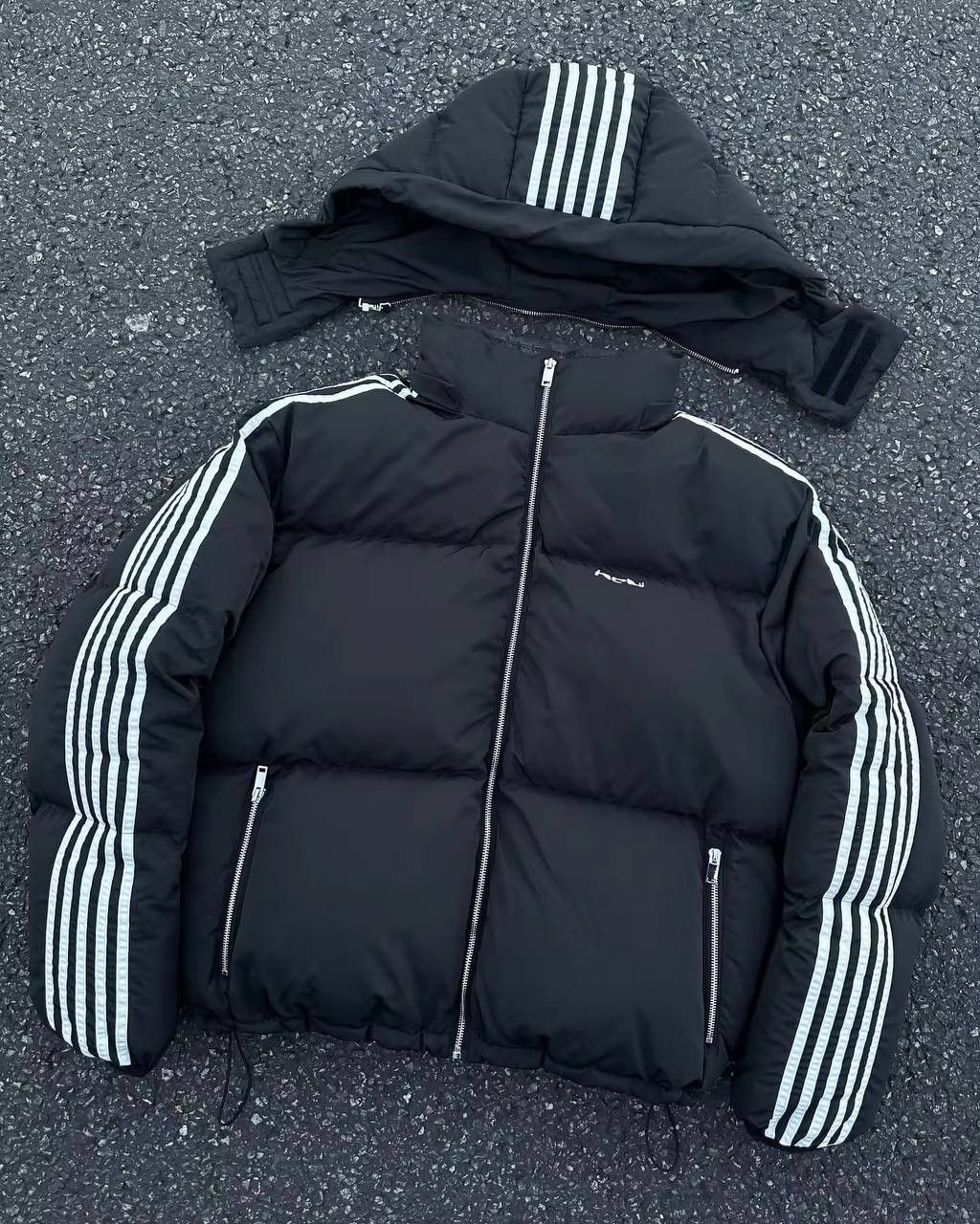 Japanese Brand × Vintage stylish down jacket with detachable hood Size US XL / EU 56 / 4 - 8 Thumbnail