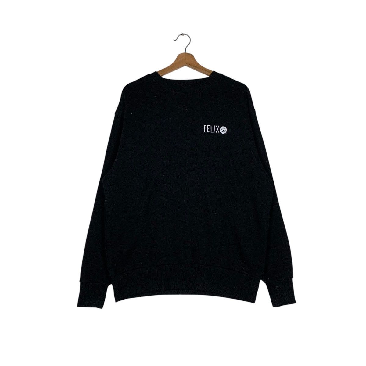 Cartoon Network FELIX The Cat Graphics Printed Crewneck Sweatshirt #1451-C65 Size US M / EU 48-50 / 2 - 3 Thumbnail
