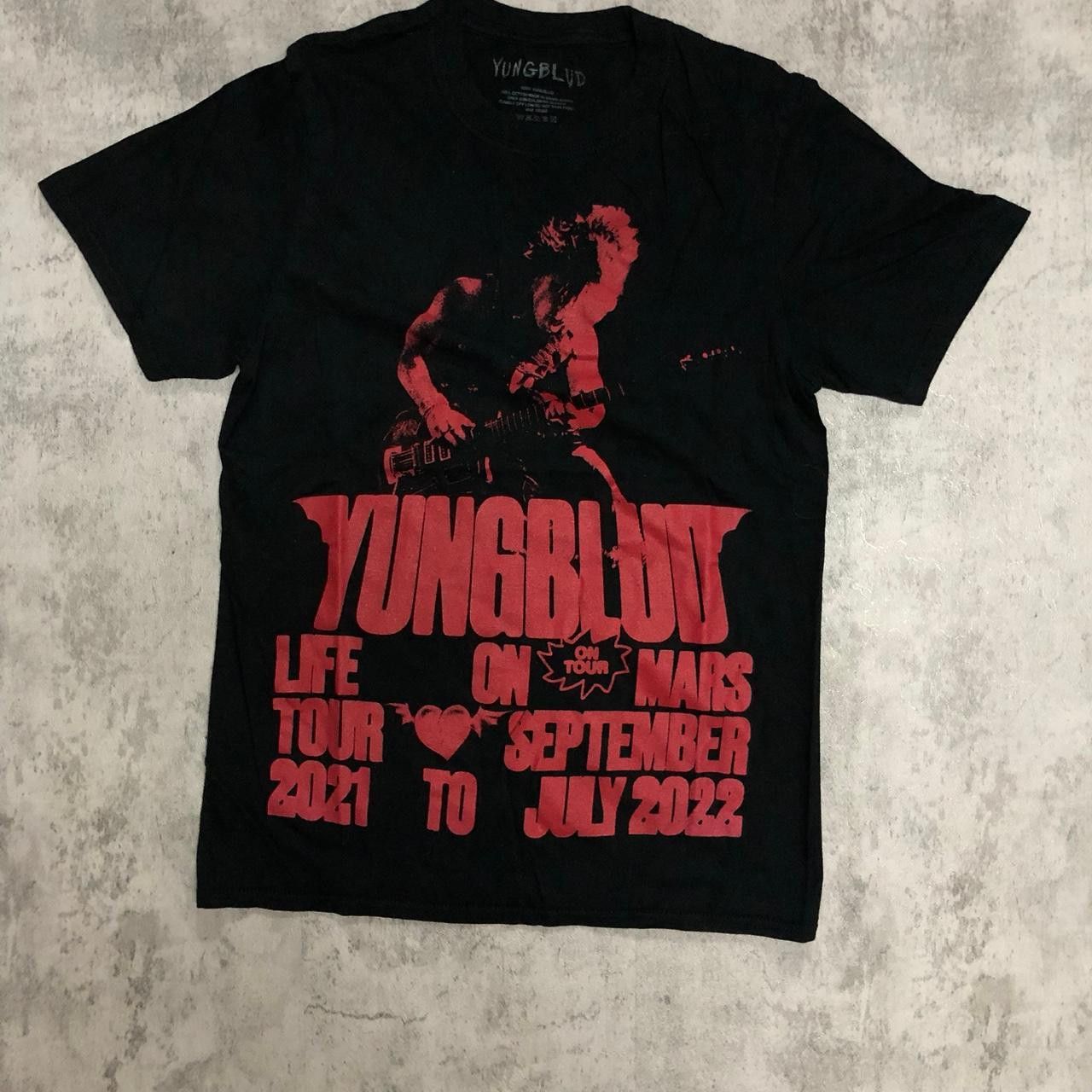 Other Yungblud Life on Tour 2021 black and red cotton t-shirt Size US S / EU 44-46 / 1 - 1 Thumbnail