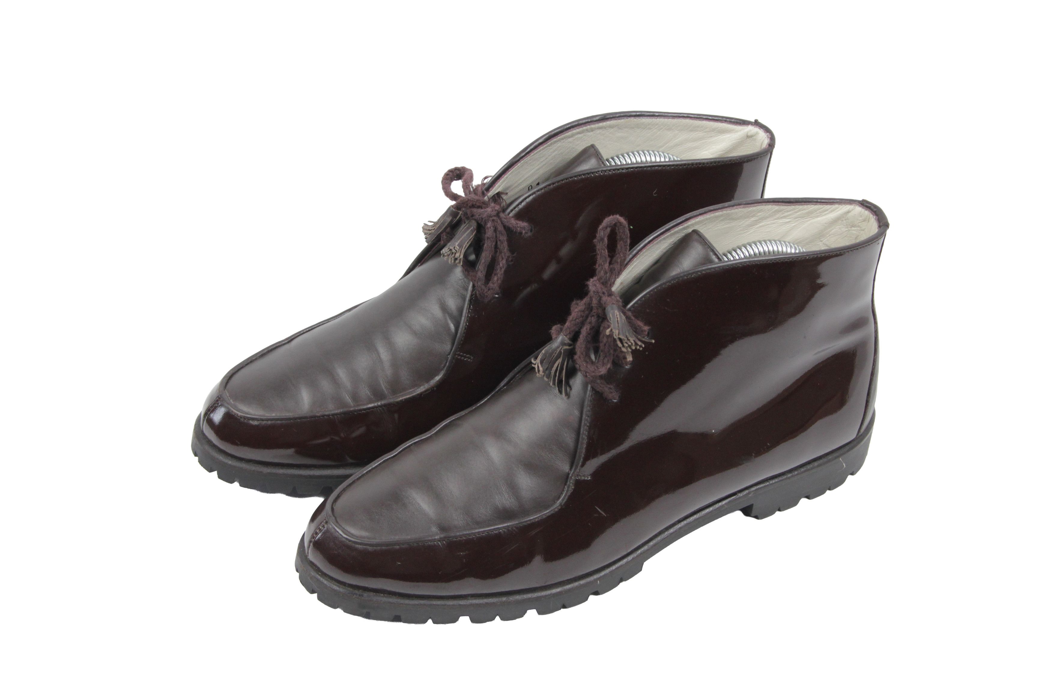 Bally Malwa Patent Leather Boots Size US 9 / IT 39 - 3 Thumbnail