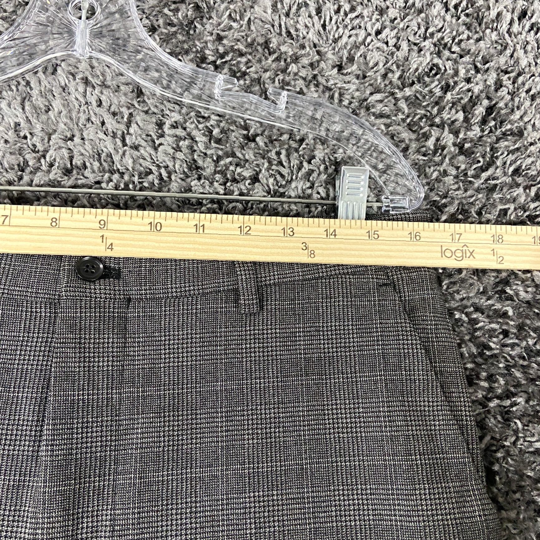 Zara ZARA Dress Pants Women Size 31 Gray Plaid Pockets Womens Size 24" / US 00 / IT 34 - 5 Thumbnail