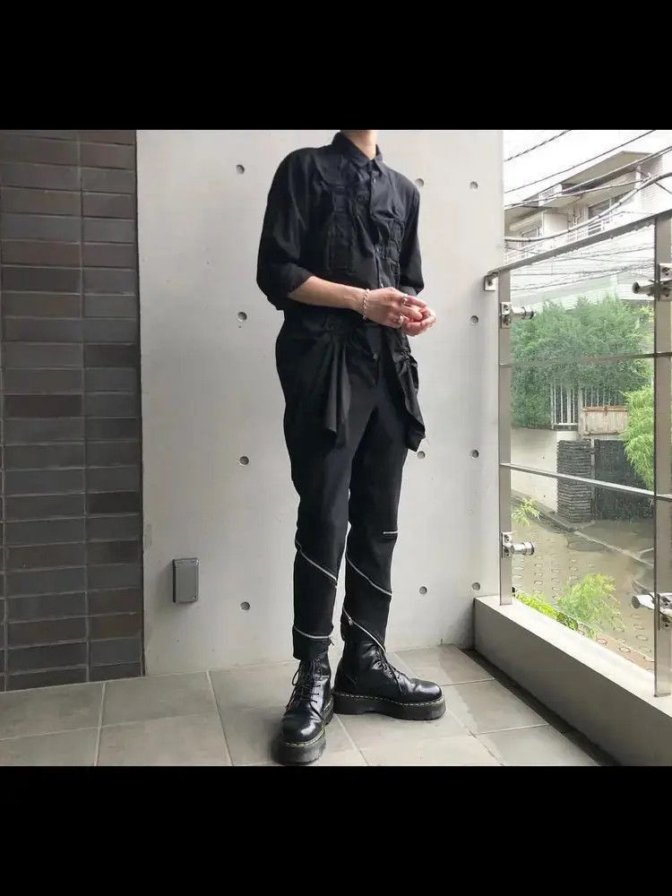 Comme des Garcons Black Sz M Comme Des Garcons Black Spiral Zip Pants-2507 Size US 30 / EU 46 - 6 Thumbnail