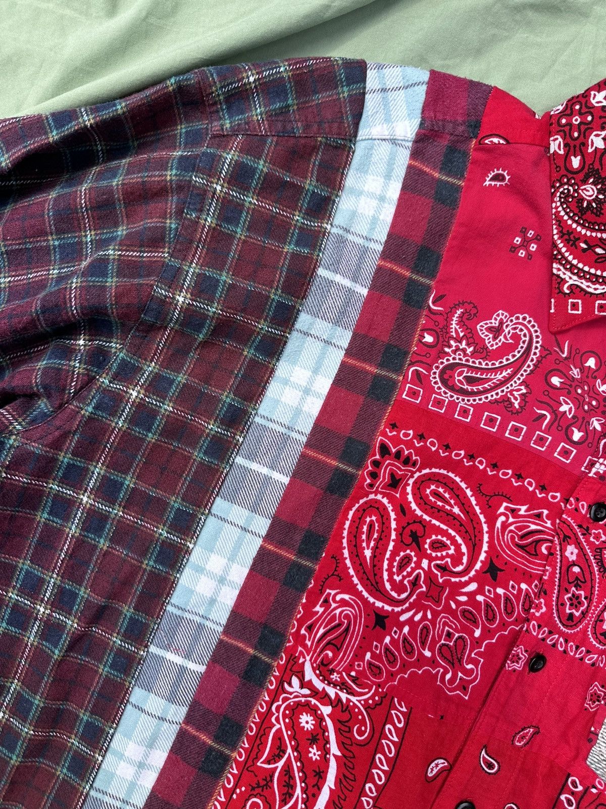 Needles Needles x Miyagi Hidetaka szL 7 cuts wide shirt Size US L / EU 52-54 / 3 - 5 Thumbnail