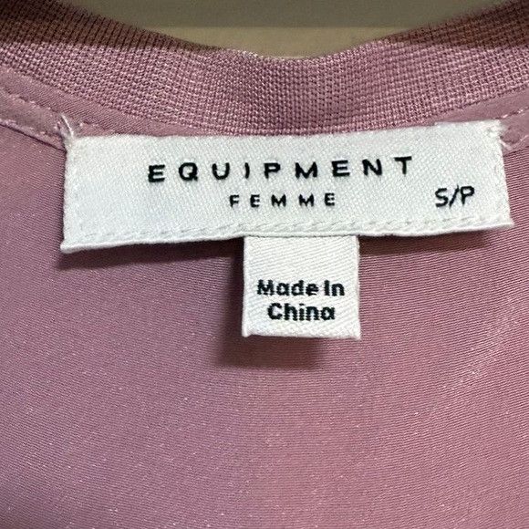 Equipment Equipment Femme Lavender Sleeveless Silk Top - Small Size S / US 4 / IT 40 - 3 Thumbnail