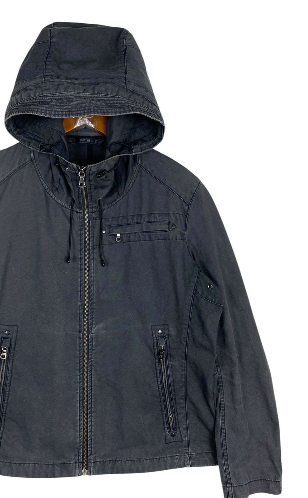Uniqlo Rare‼️ Uniqlo military-style Hooded Skinny Fit Jacket Size US S / EU 44-46 / 1 - 3 Thumbnail