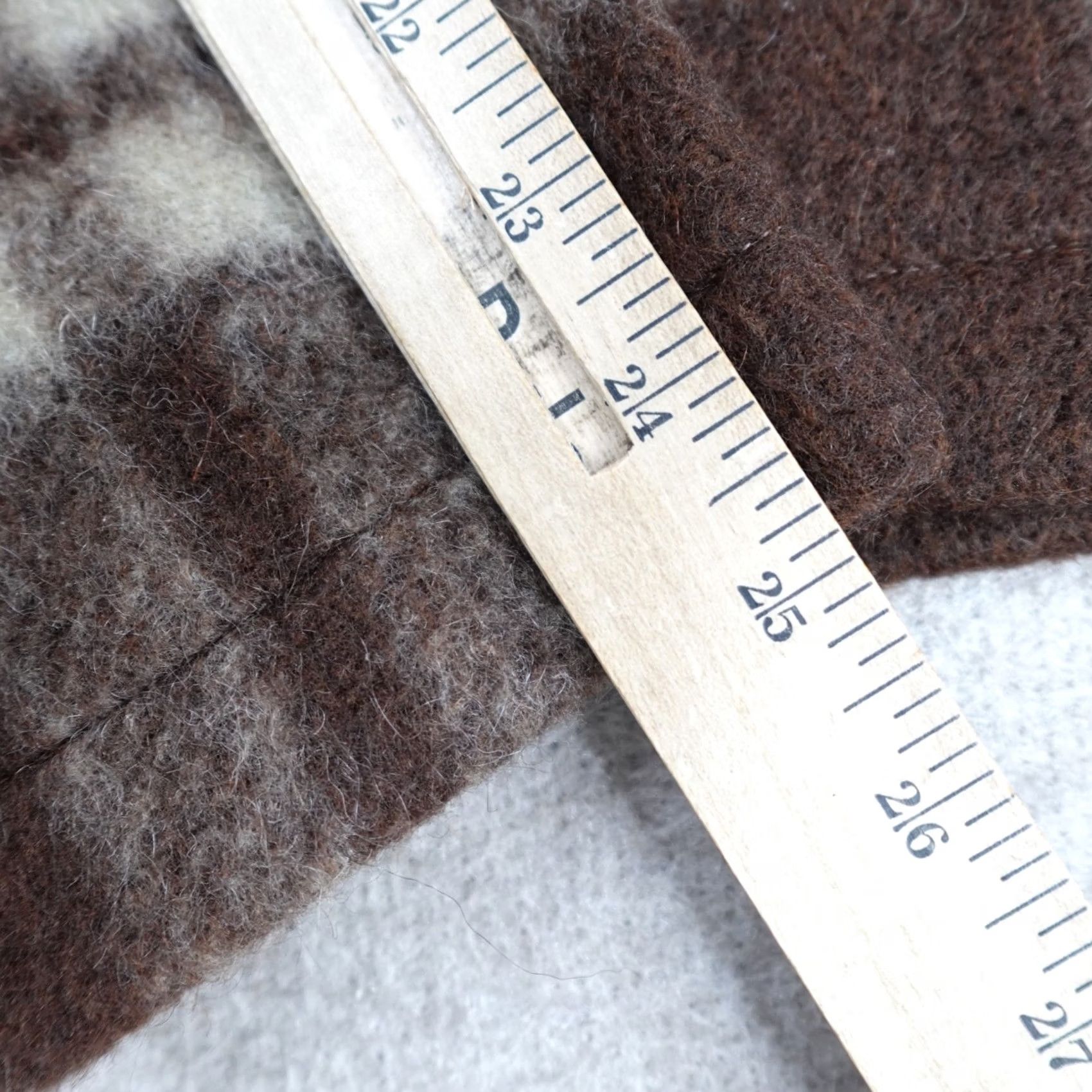 Club Monaco Universal Works Jacket Mens Medium Brown Plaid Wool Blend Field Chore Portugal Size US S / EU 44-46 / 1 - 4 Thumbnail