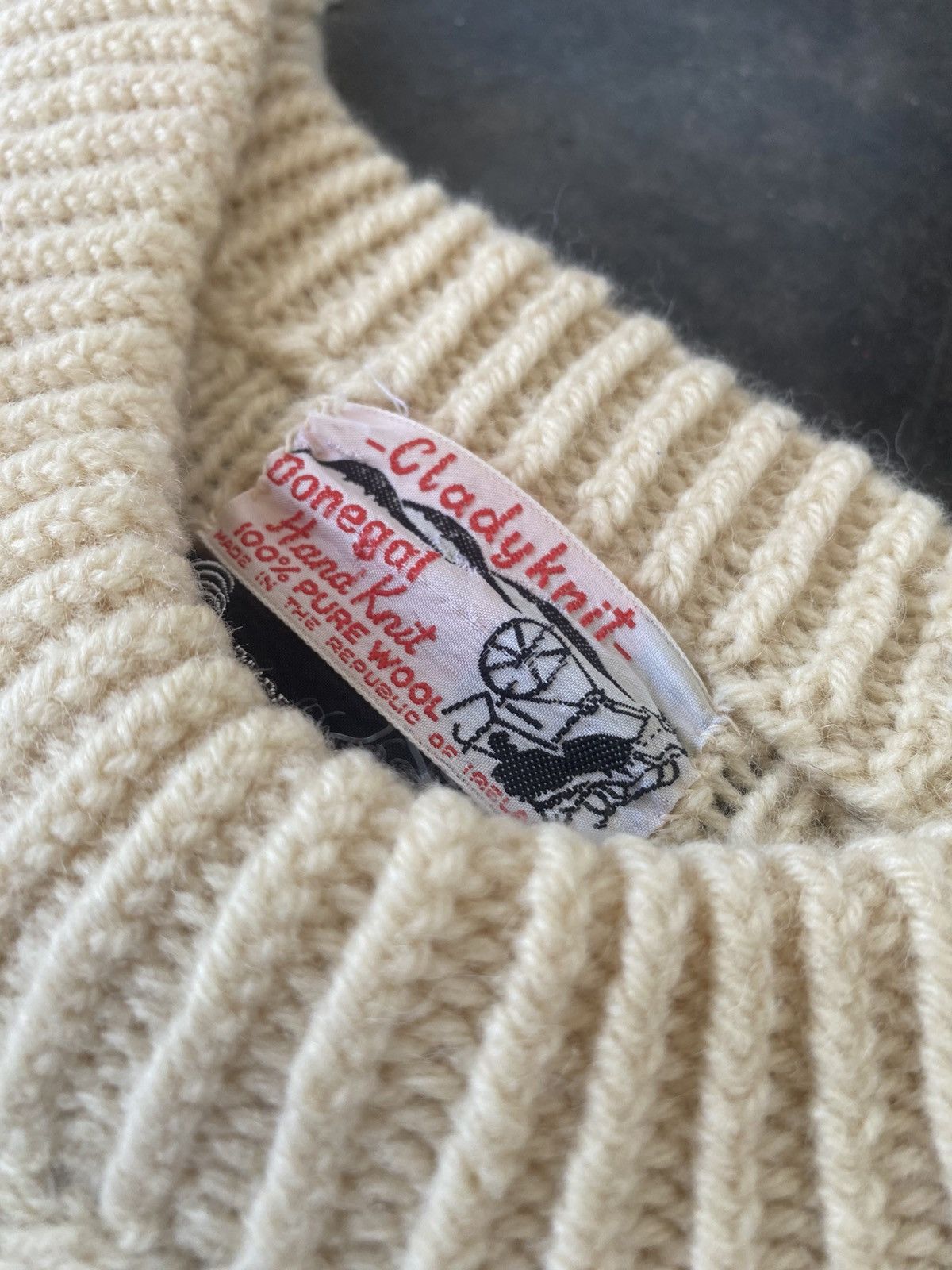 Donegal Tweed Donegal 100% Pure Wool Cladyknit Sweater Size US M / EU 48-50 / 2 - 2 Thumbnail