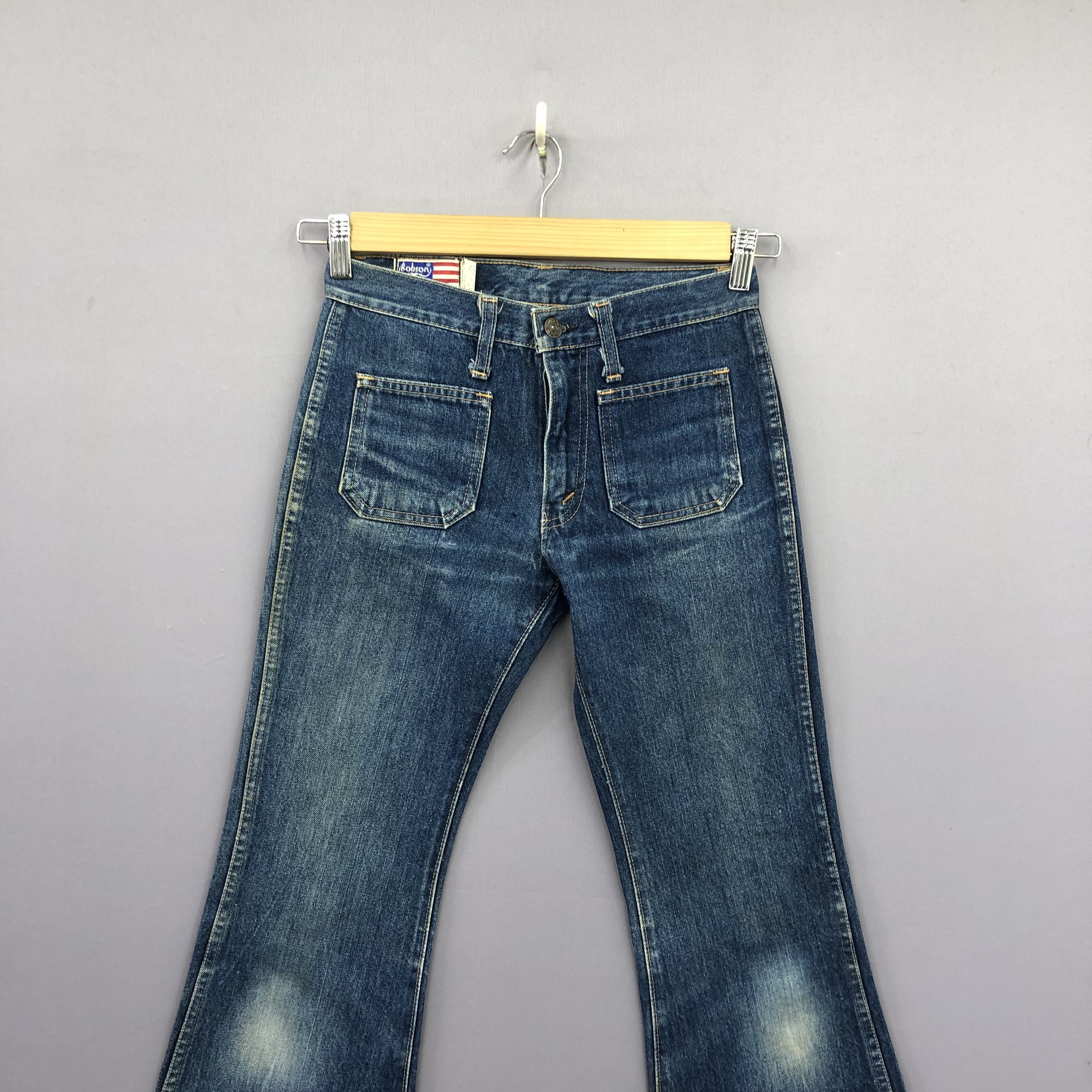 Vintage Vintage Bobson Super Flare Bush Pants Japanese Jeans Denim Size 26" / US 2 / IT 38 - 3 Thumbnail