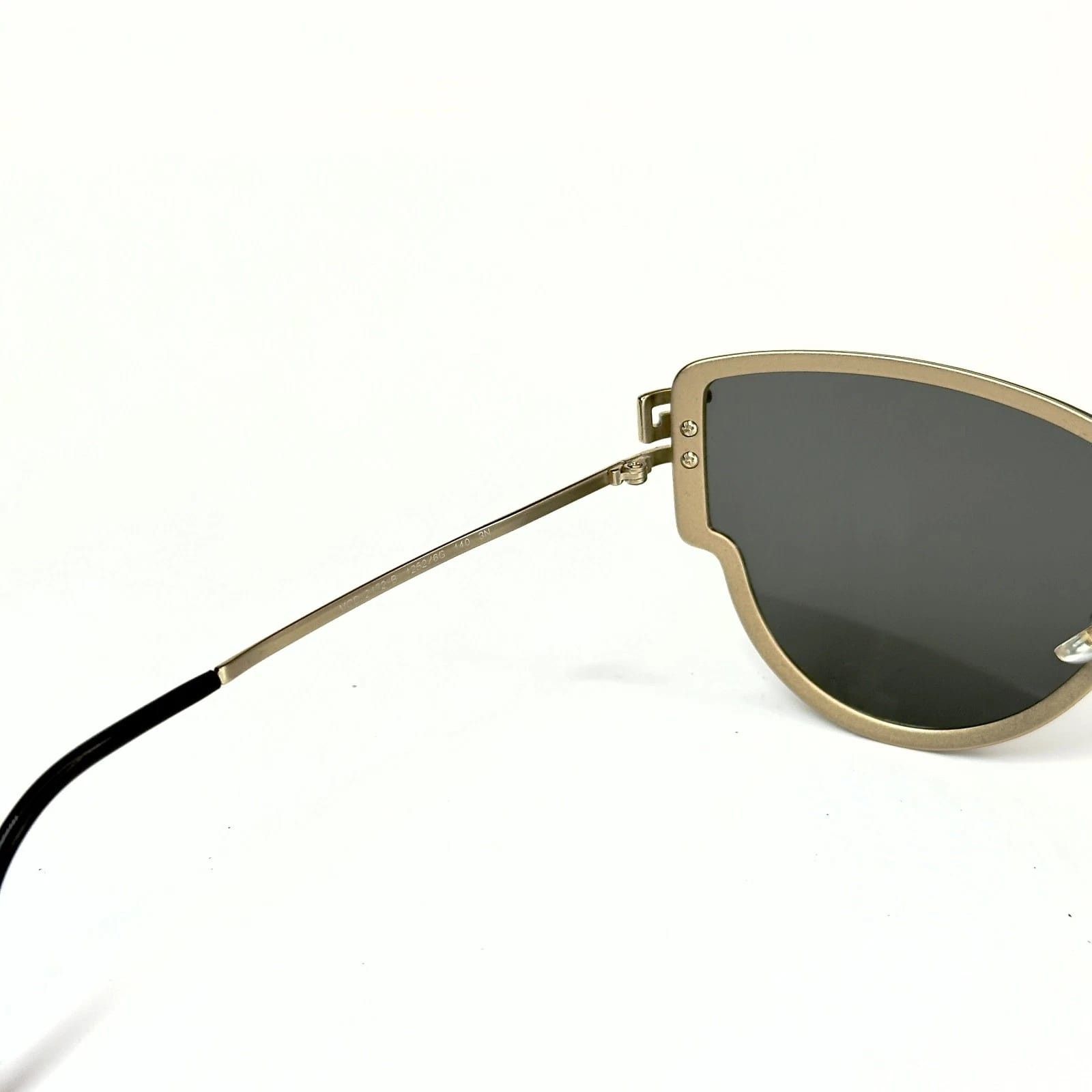 VERSACE VE2172B 2172 GRECA Mask Gold Metal Silver Sunglasses
