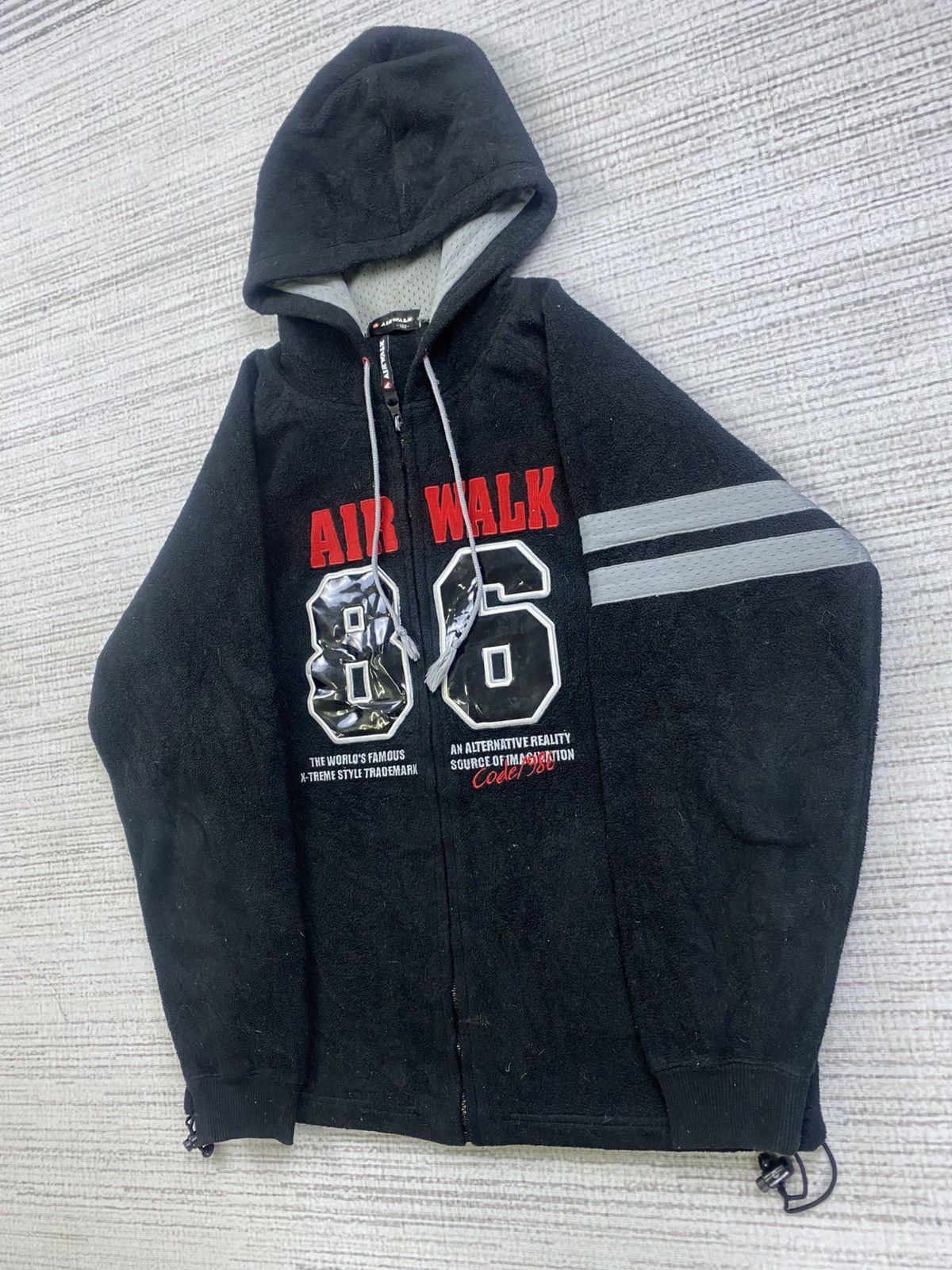 Airwalk × If Six Was Nine Vintage Airwalk 86 Big Logo Zipper Hoodie Size US M / EU 48-50 / 2 - 4 Thumbnail