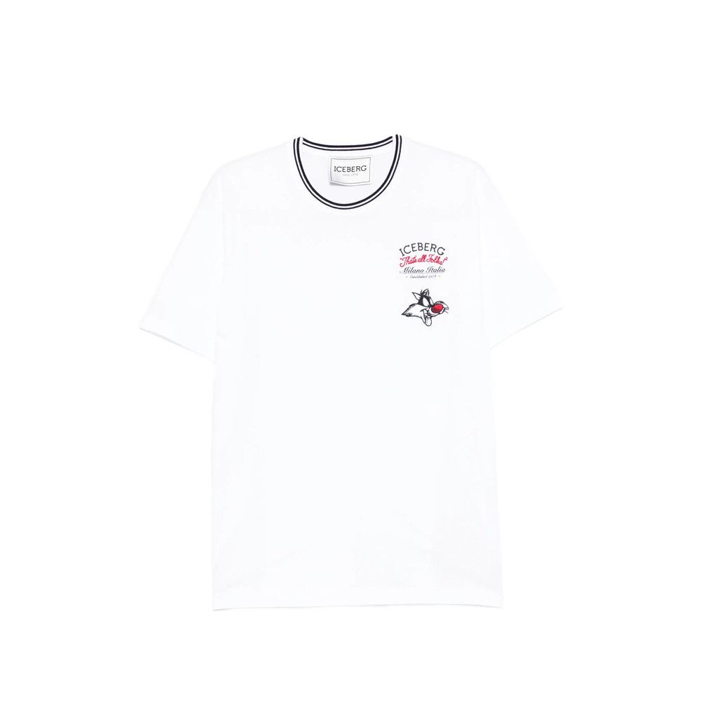 Iceberg Iceberg WHITE T-Shirts & Vests - T-Shirts Size US XL / EU 56 / 4 - 1 Thumbnail