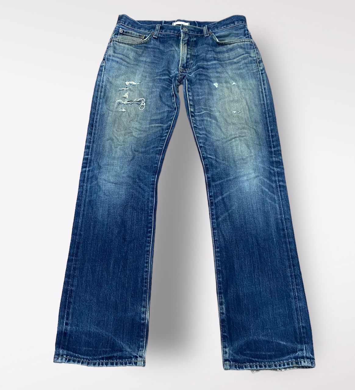 Japanese Brand 💥DELETE 💥VINTAGE UNIQLO JEANS KURT COBAIN DENIM Size US 34 / EU 50 - 1 Thumbnail