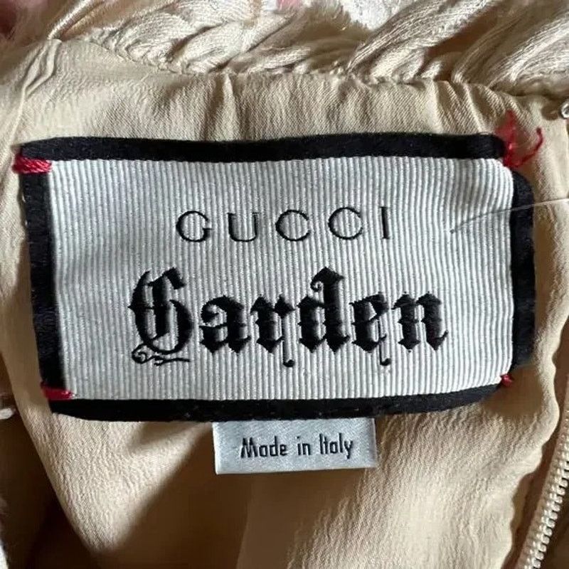 Gucci GUCCI Romantic Flower Jacquard A-Line Mini Dres, S/US4/IT40 Size S / US 4 / IT 40 - 4 Thumbnail