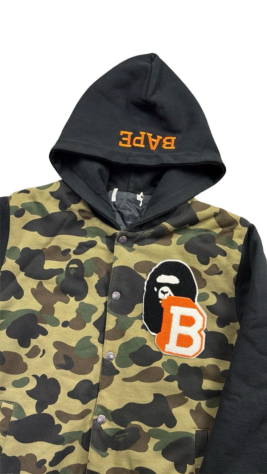 Bape BAPE (A Bathing Ape) varsity jacket hoodie Size US L / EU 52-54 / 3 - 4 Thumbnail