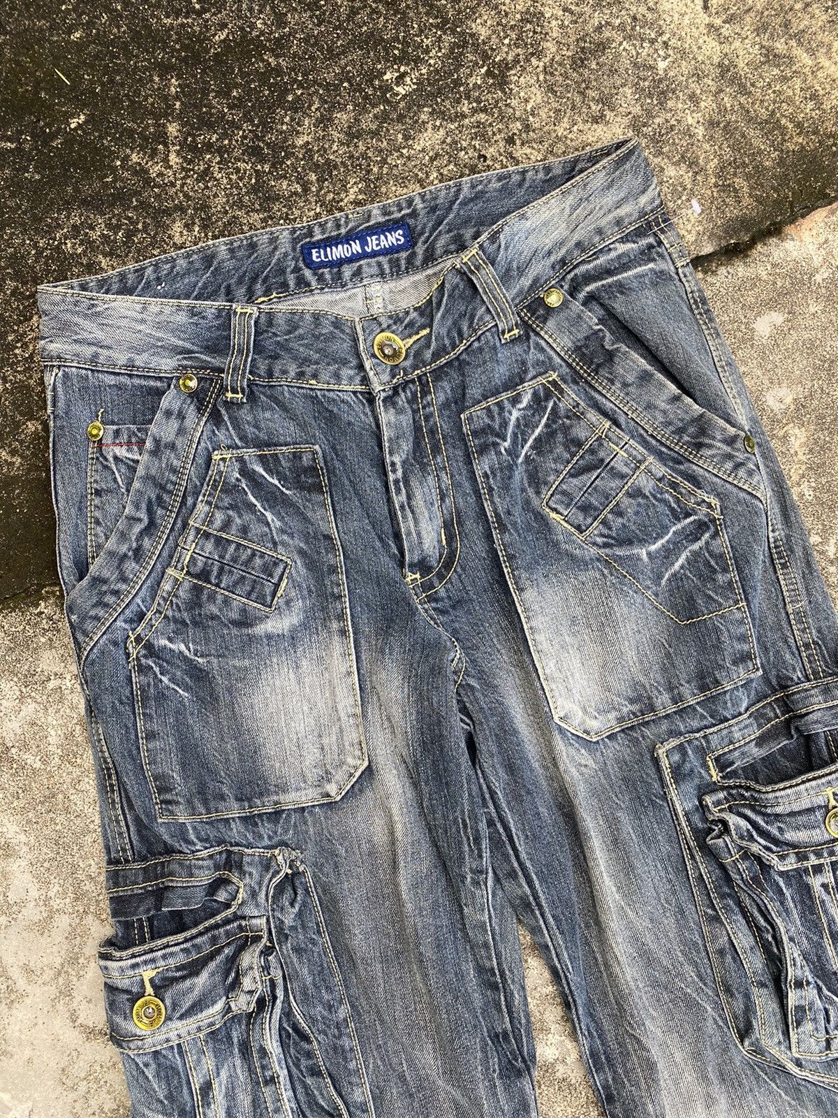 If Six Was Nine ❗️❗️SUPER SICK ELIMON JEANS DENIM PANTS Size US 32 / EU 48 - 12 Thumbnail