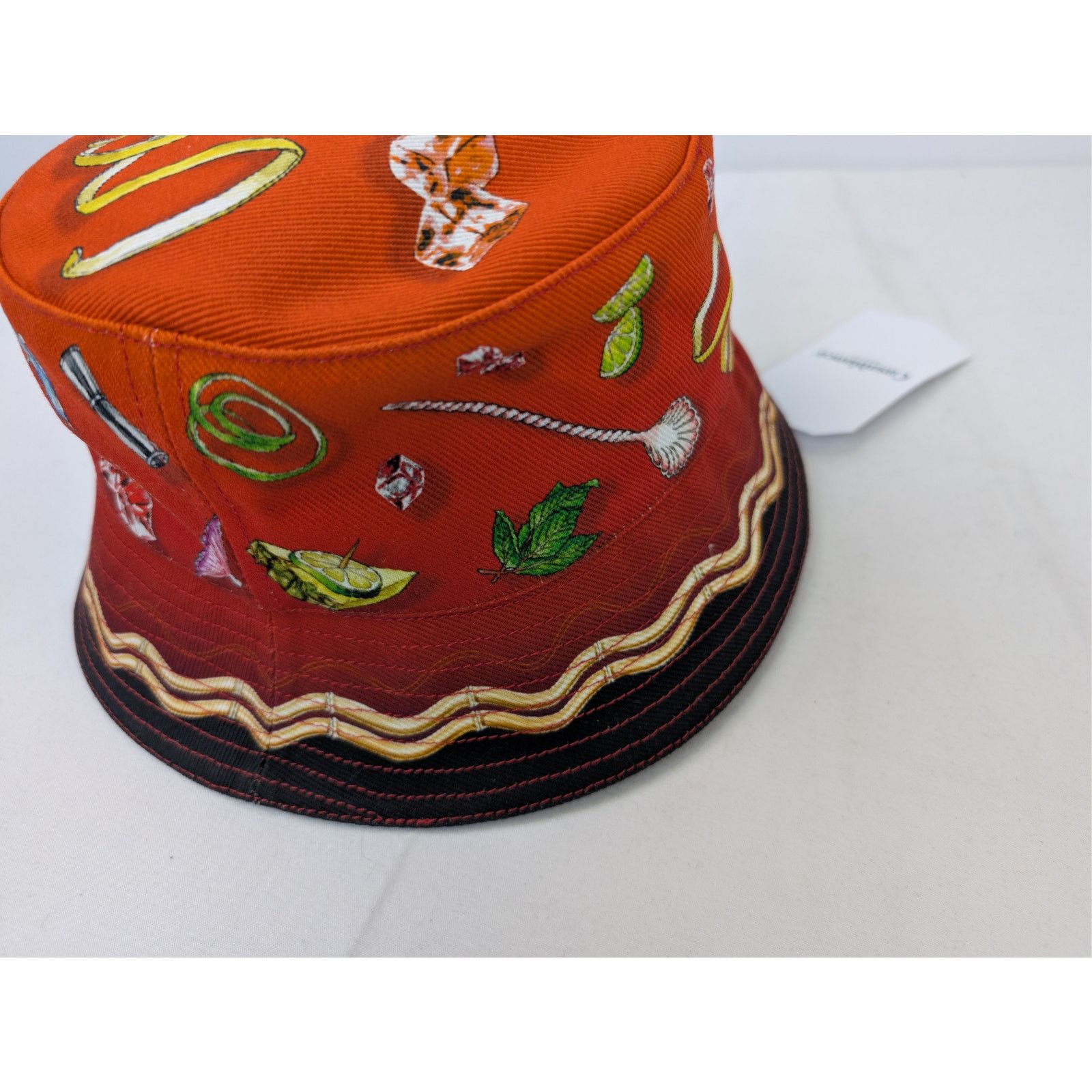Casablanca o1rshd1 Size: S/M / Printed Denim Bucket Cap / Hat Size ONE SIZE - 3 Thumbnail