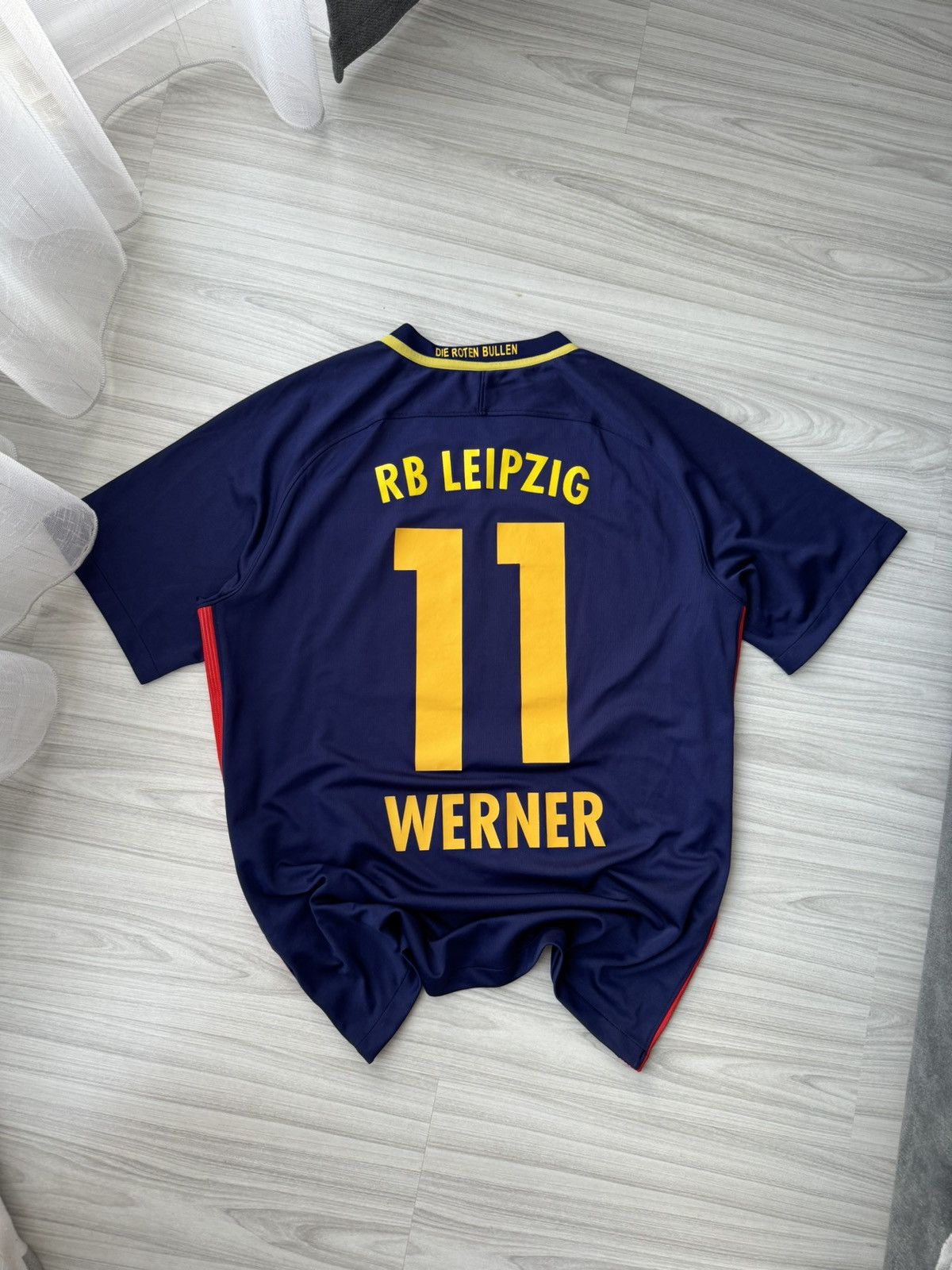 Nike × Red Bull Nike RB Leipzig WERNER soccer jersey Red Bull Size US XL / EU 56 / 4 - 2 Thumbnail