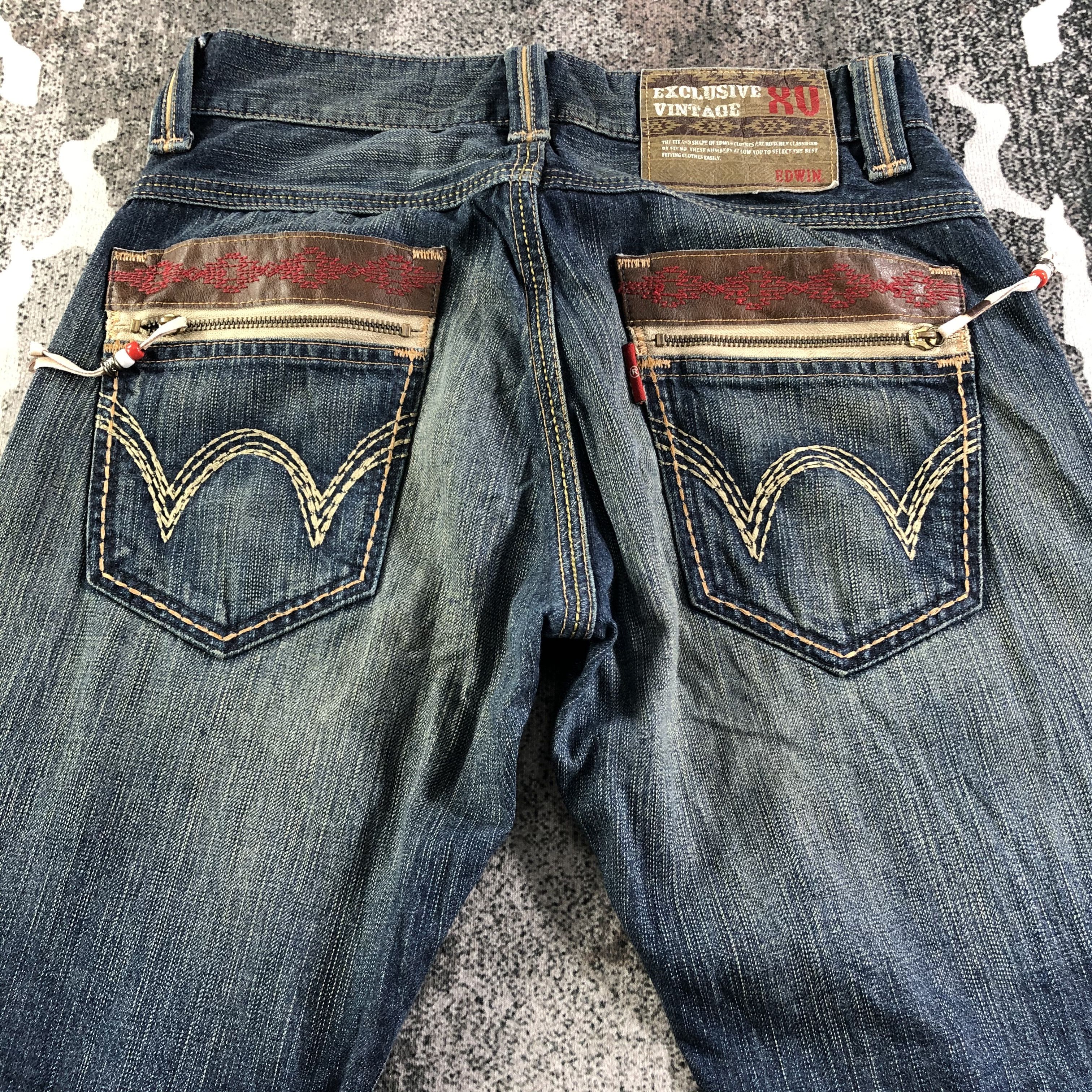 Edwin Edwin XV Jeans Ripped Denim KJ2892 Size US 28 / EU 44 - 4 Thumbnail