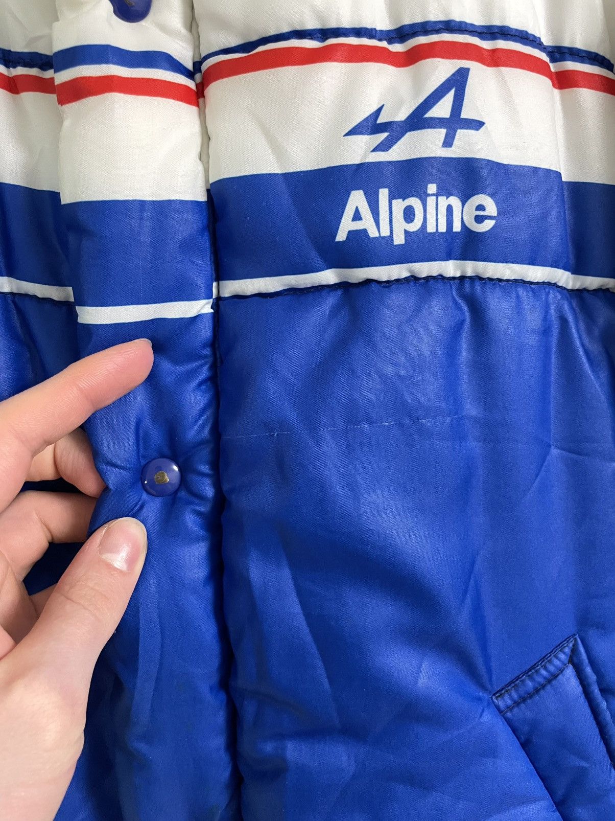 Formula 1 Vintage 80s Alpine Formula One F1 Team Renault Racing Jacket Size US M / EU 48-50 / 2 - 8 Thumbnail