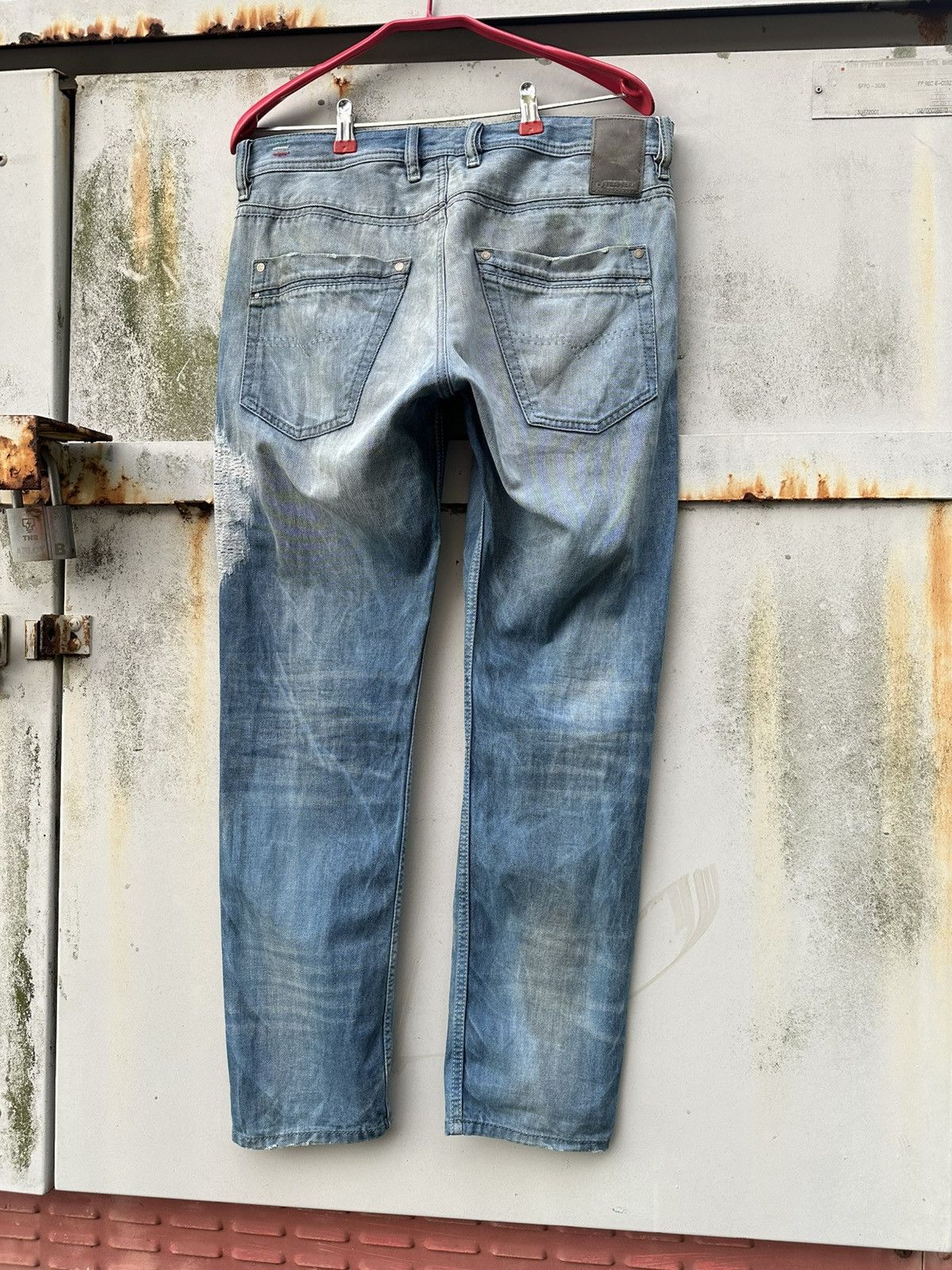 Diesel 👹Vintage Diesel Krayver Washed Skinny Jeans Size US 32 / EU 48 - 2 Thumbnail