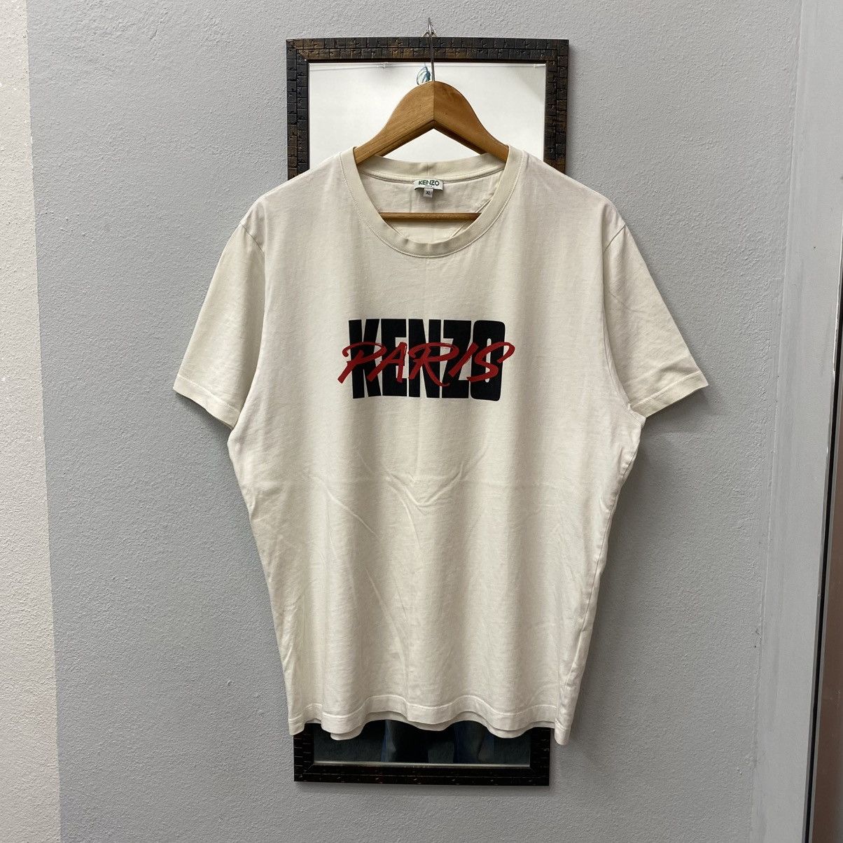 Kenzo KENZO PARIS Akira Font Style Graphic Tee Size US XL / EU 56 / 4 - 1 Thumbnail