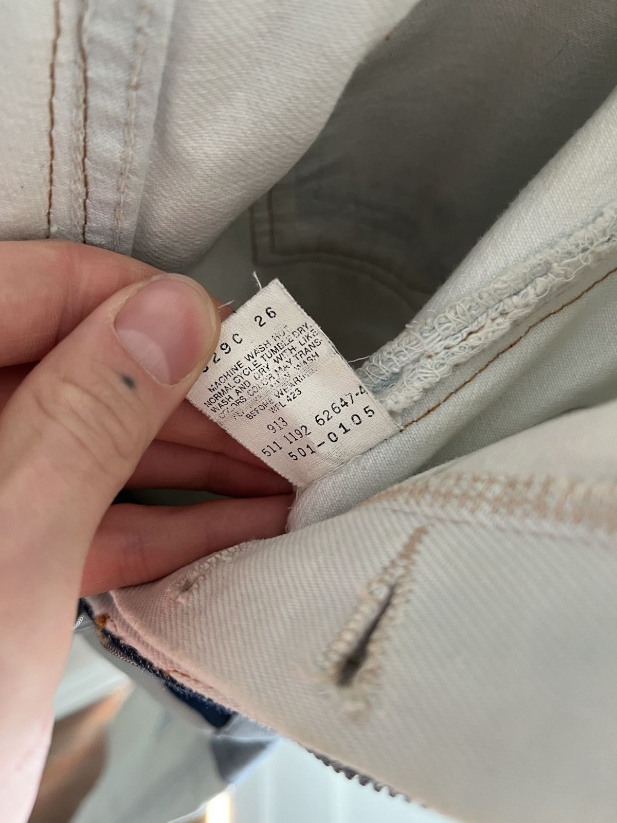 Off-White Off White x Levis Patchwork Vintage Denim Size US 29 - 14 Thumbnail