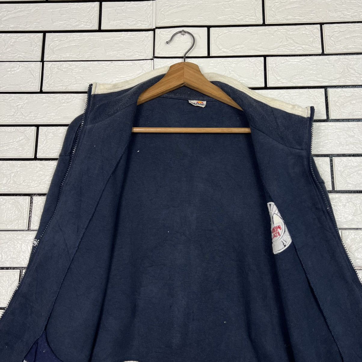 Ellesse Vintage 90's ELLESSE Small Logo Sweater Jacket #4183-C191 Size US M / EU 48-50 / 2 - 13 Thumbnail