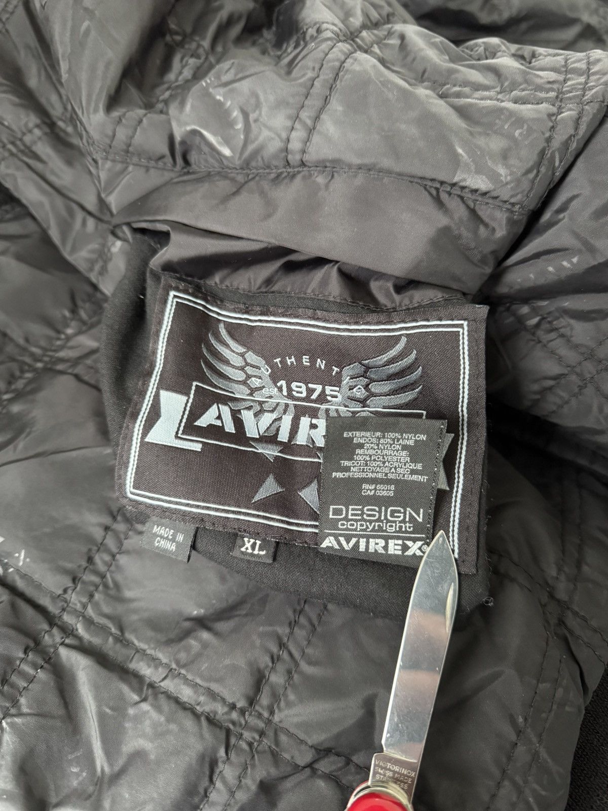 Avirex RARE Vintage Avirex Wool Varsity Bomber Reversible Jacket Size US XL / EU 56 / 4 - 11 Thumbnail