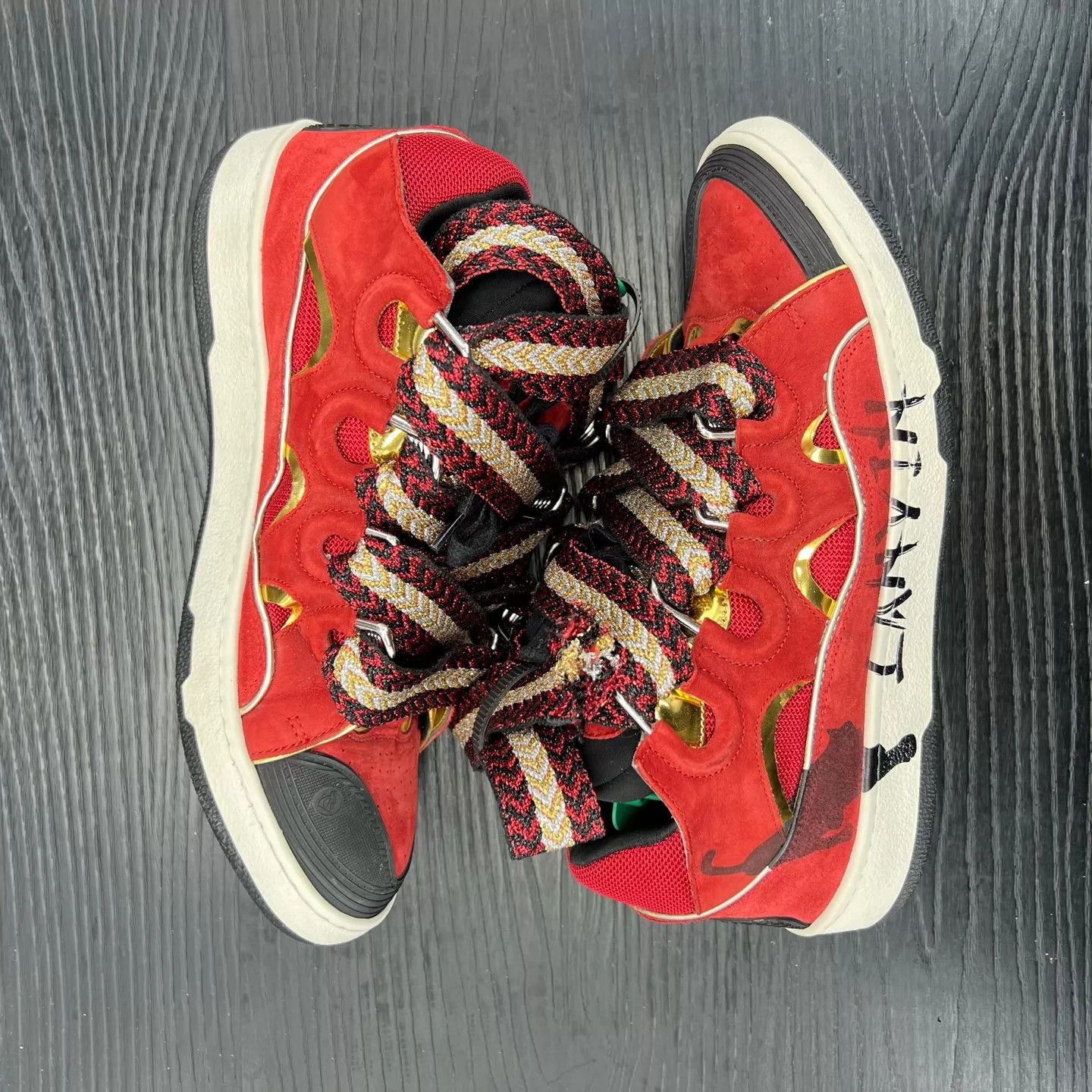 Lanvin Lanvin Black & Red Size 45 Like New Size US 12 / EU 45 - 3 Thumbnail