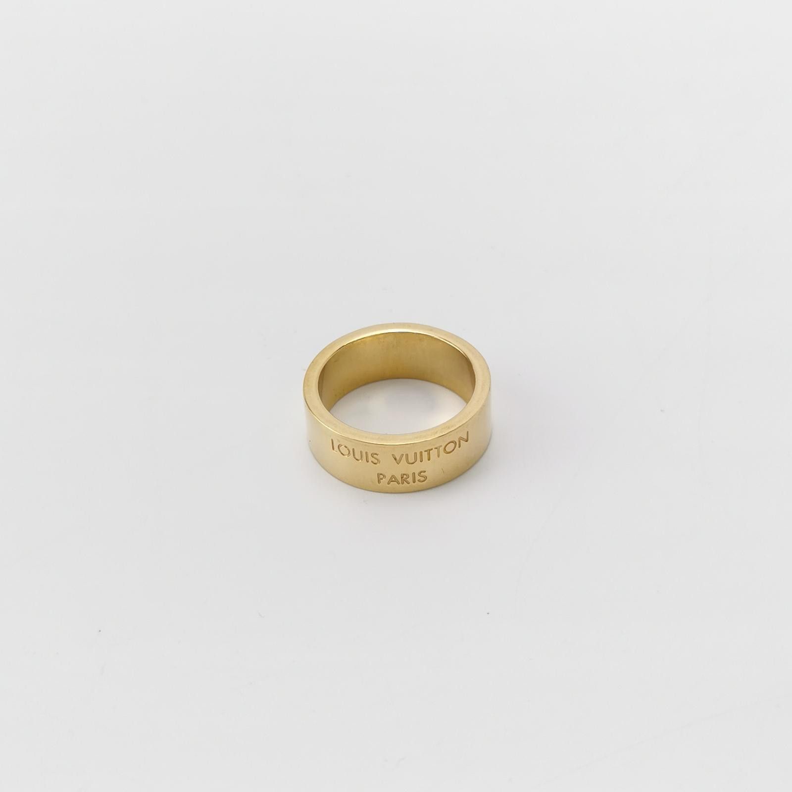 Louis Vuitton Louis Vuitton (LV) LV Instinct Logo Engraved Ring Size 20 - Size ONE SIZE - 3 Thumbnail