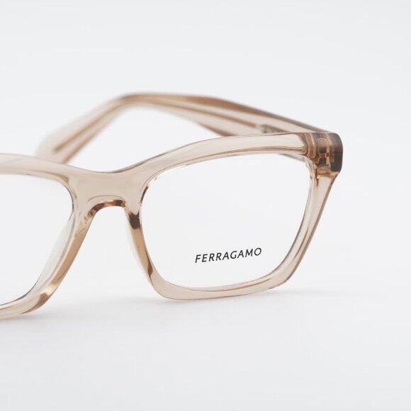 Salvatore Ferragamo Salvatore Ferragamo SF2986 259 Eyeglasses Transparent Beige Size ONE SIZE - 7 Thumbnail