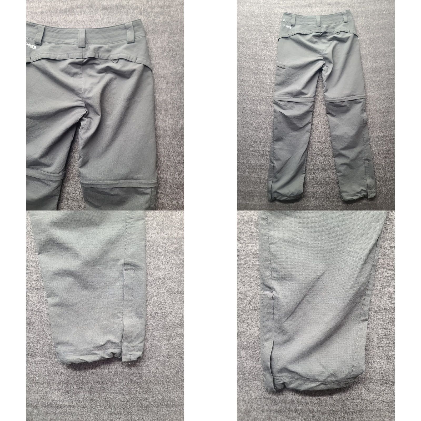 Vintage Columbia Pants Womens 2 28x32 Convertible Omni Shade Gorpcore Gray Size 28" / US 6 / IT 42 - 9 Thumbnail