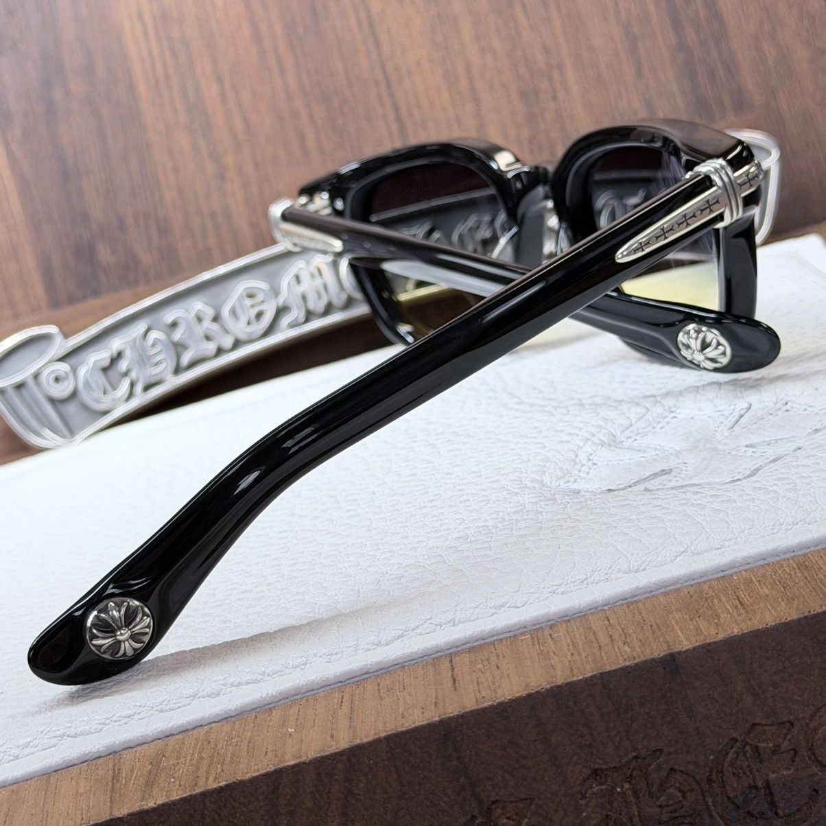 Chrome Hearts Chrome Hearts Drippin 1/1 Sunglasses Size ONE SIZE - 10 Thumbnail