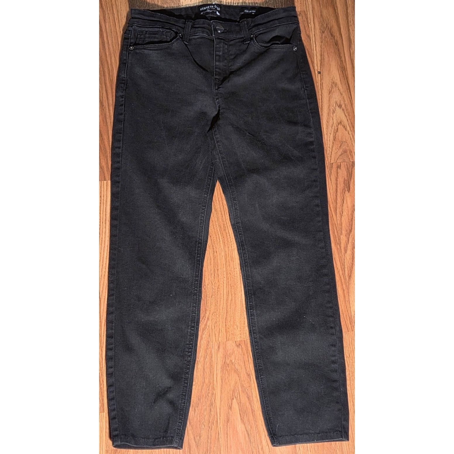 Kenneth Cole Kenneth Cole Jess Skinny Black Jeans - Size 28/24 Size 28" / US 6 / IT 42 - 3 Thumbnail