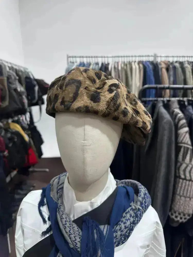 Number (N)ine Number (N)ine Number Nine Leopard Print Hat-2506 Size ONE SIZE - 3 Thumbnail