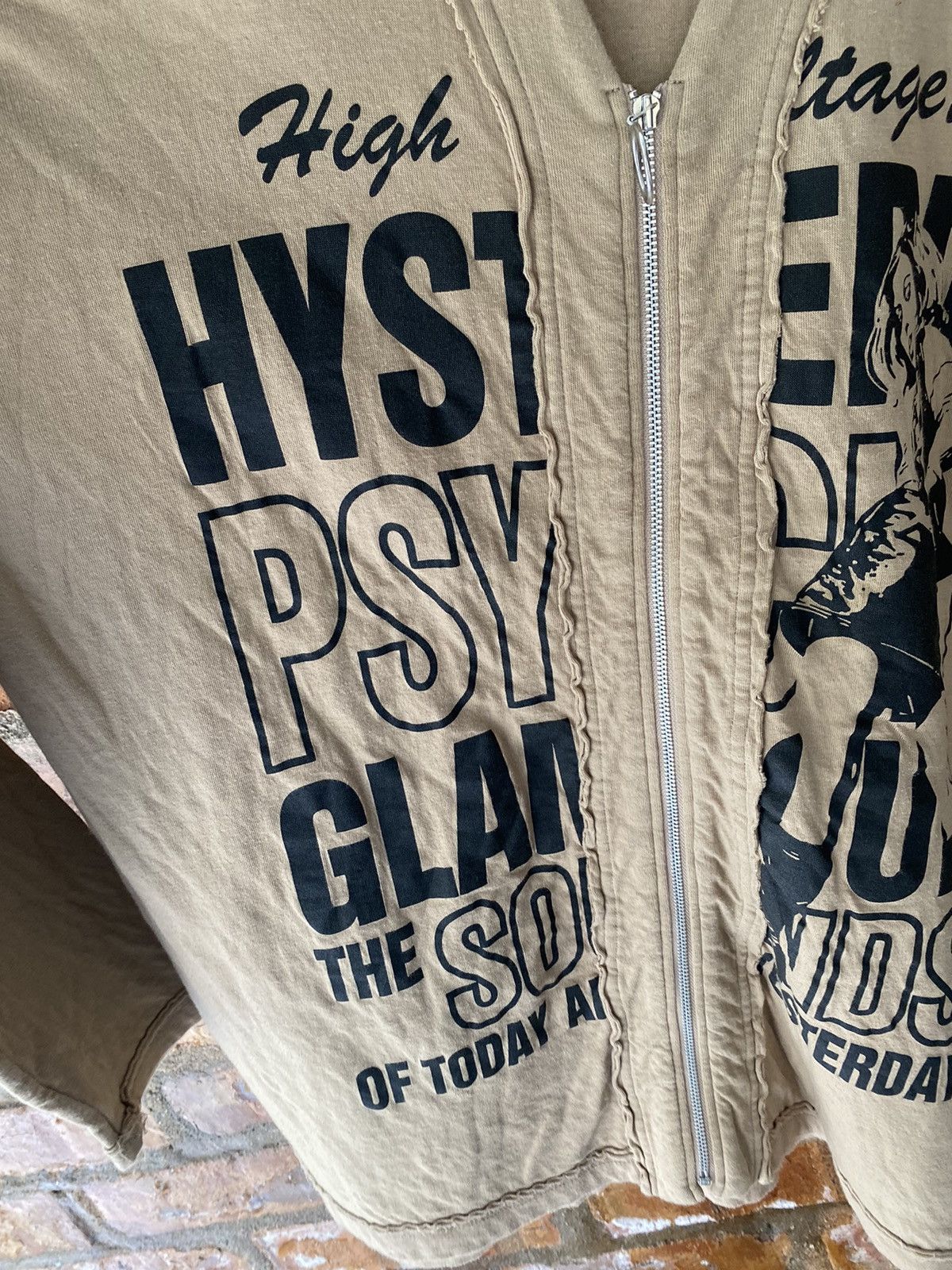 Hysteric Glamour 🔥 Oversize iconic logo zipper sweatshirt Size US L / EU 52-54 / 3 - 5 Thumbnail