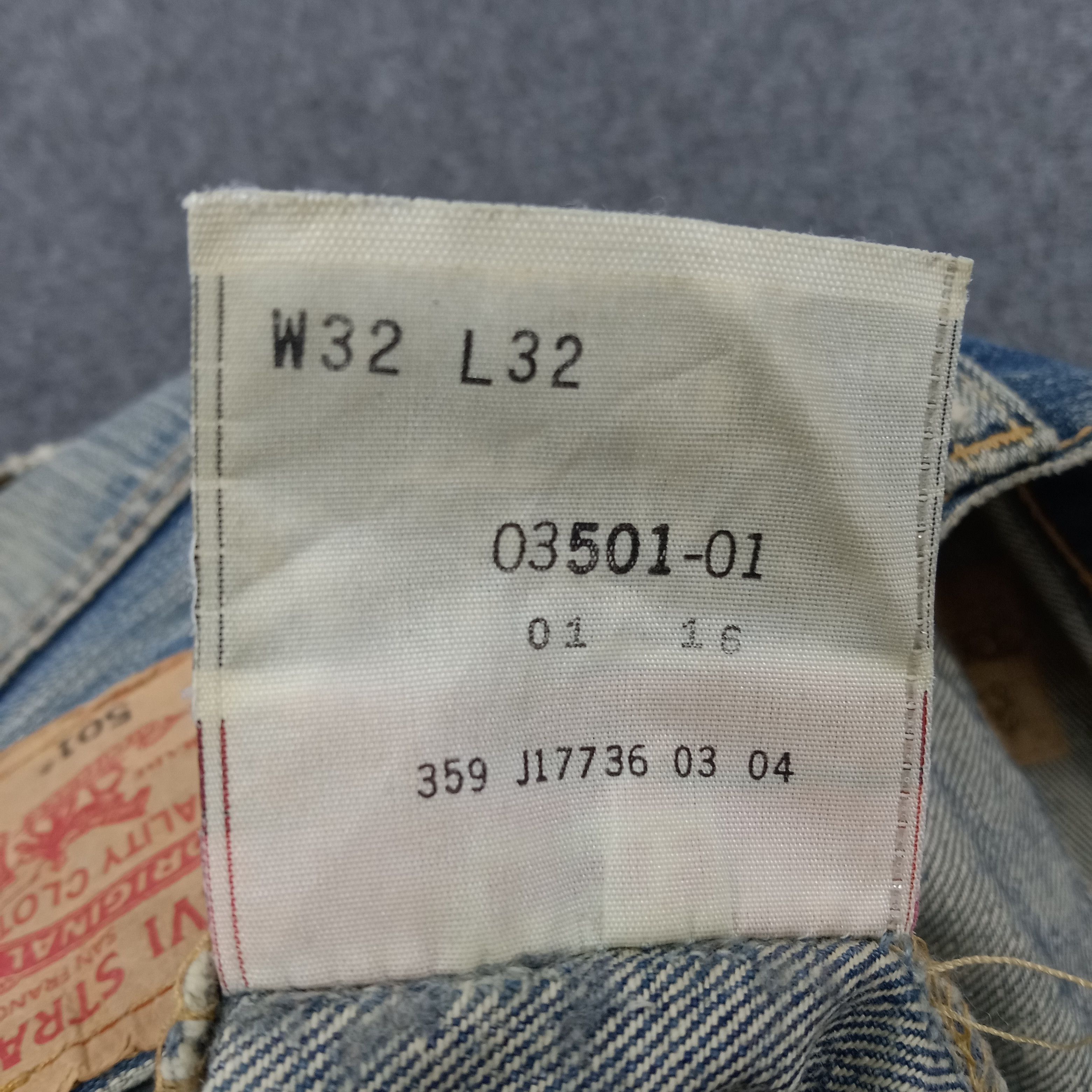 Levi's Levi's 501 Distressed Style Grunge Denim Jeans C258N22 Size US 31 - 14 Thumbnail