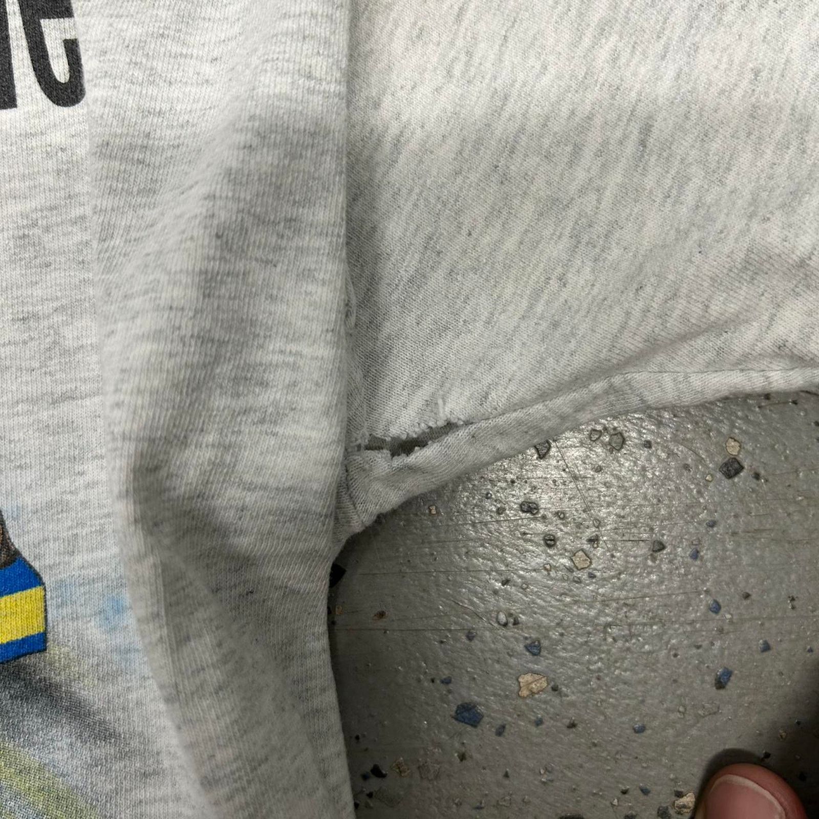 Fruit Of The Loom VTG Grey cotton NASCAR t-shirt Size US XL / EU 56 / 4 - 8 Thumbnail