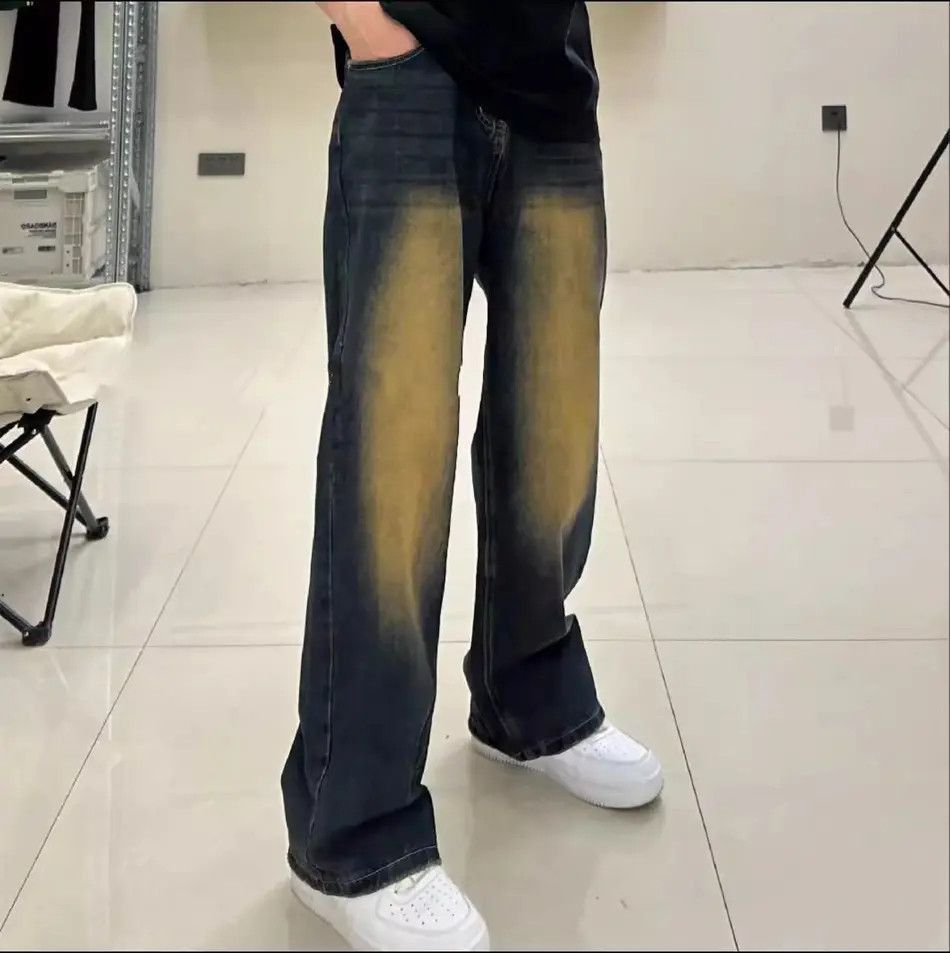 Japanese Brand Retro straight leg washed jeans Size US 30 / EU 46 - 5 Thumbnail