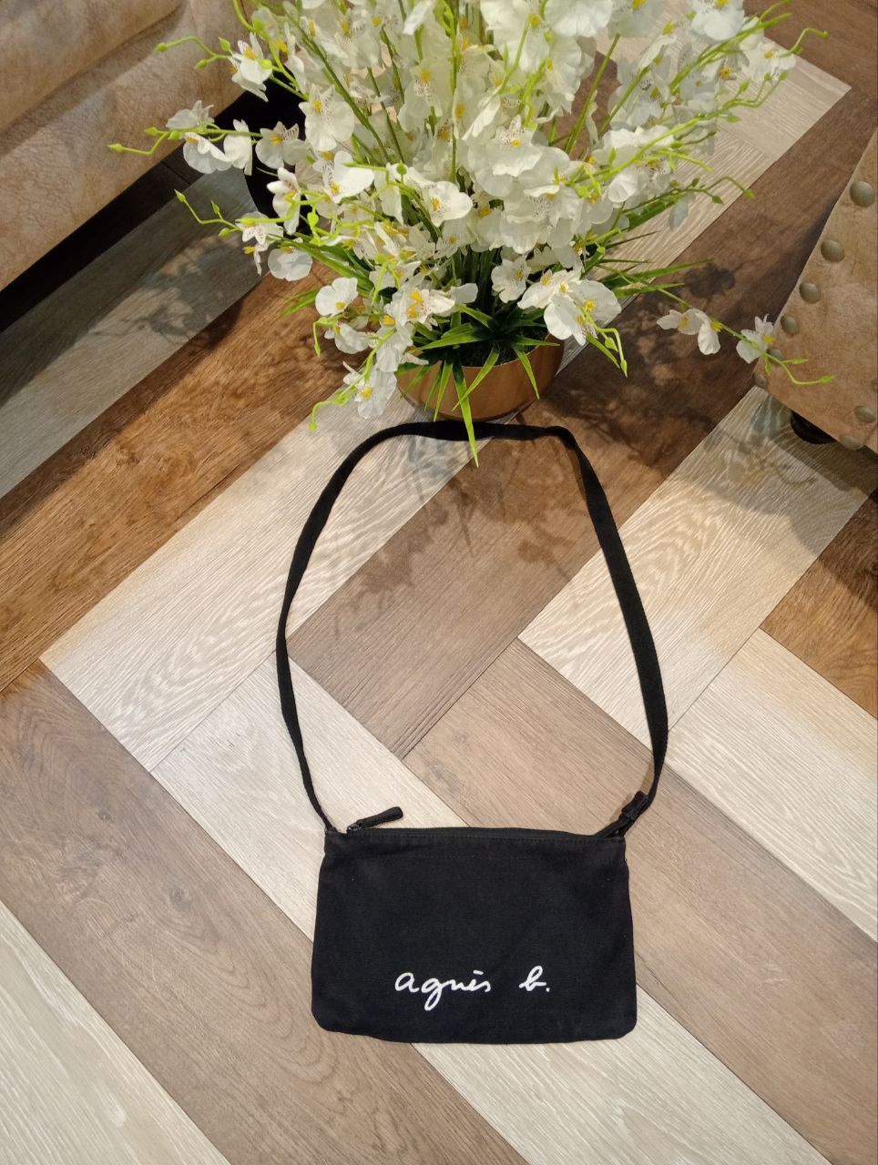 agnes b. AGNES B. SLING BAG - BLACK Size ONE SIZE - 2 Thumbnail