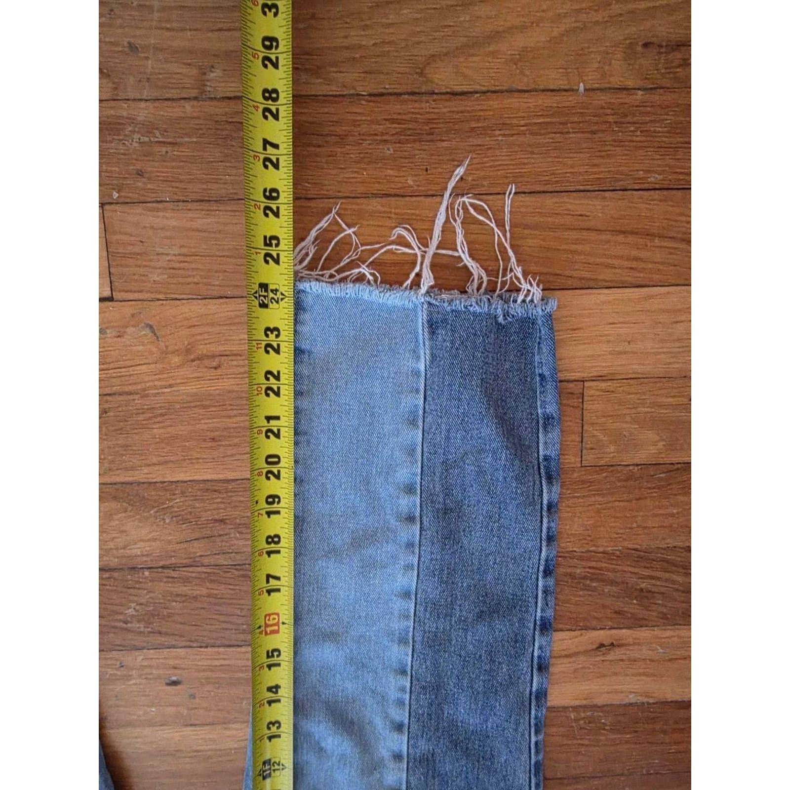 Pacsun PacSun Two Tone Y2K High Jeans Blue Size 27 A001734 Size 31" - 3 Thumbnail